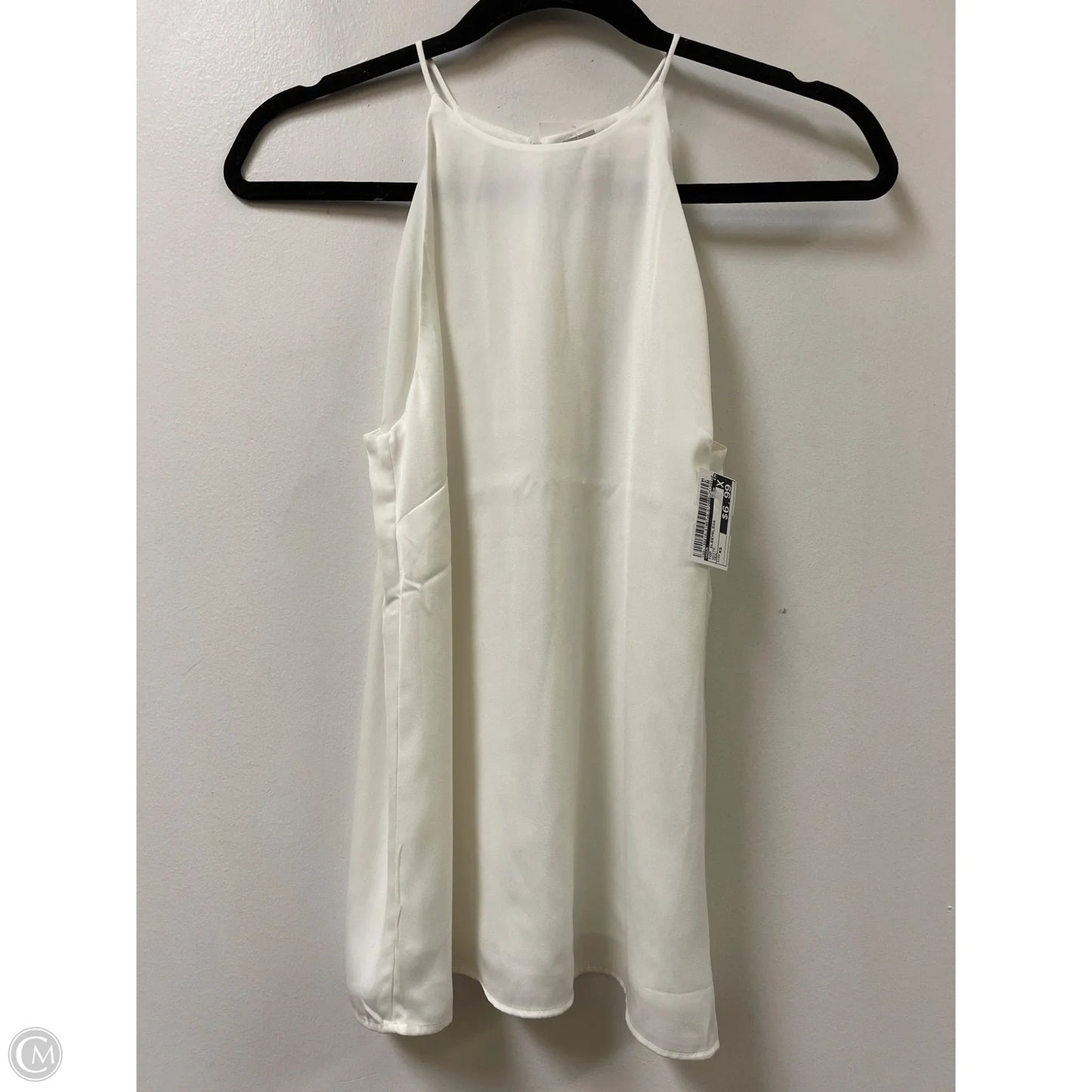 Top Sleeveless By H&m In White, Size: Xs
