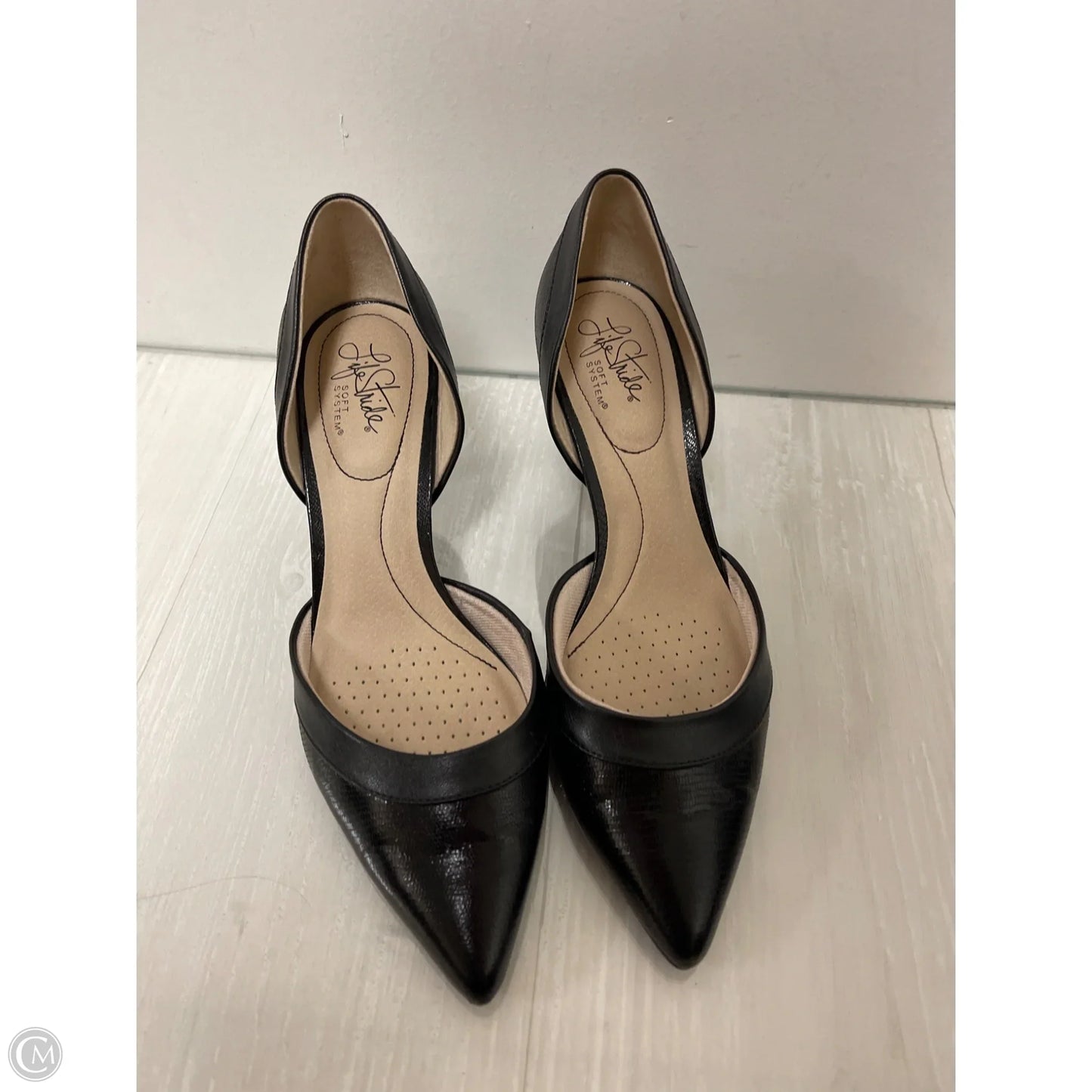 Shoes Heels Kitten By Life Stride In Black, Size: 8.5