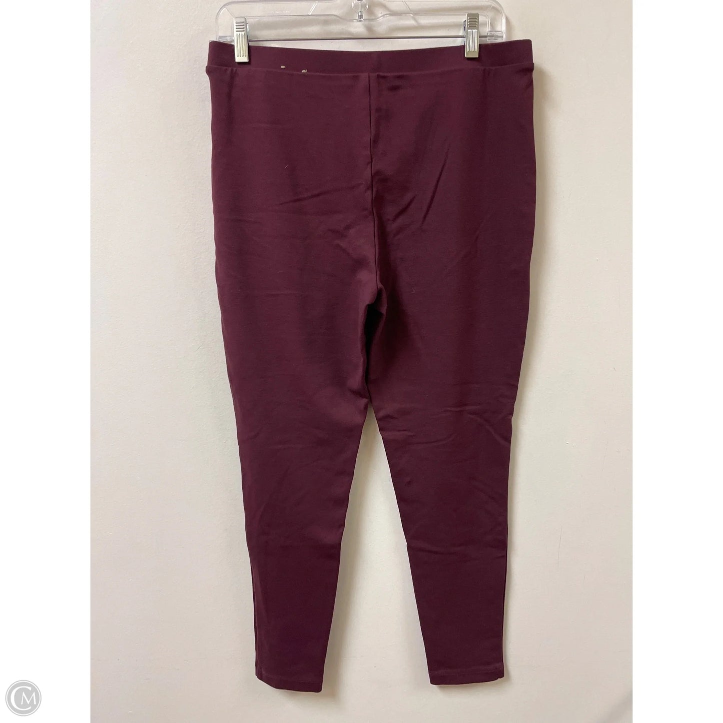 Pants Leggings By Chicos In Red, Size: 8