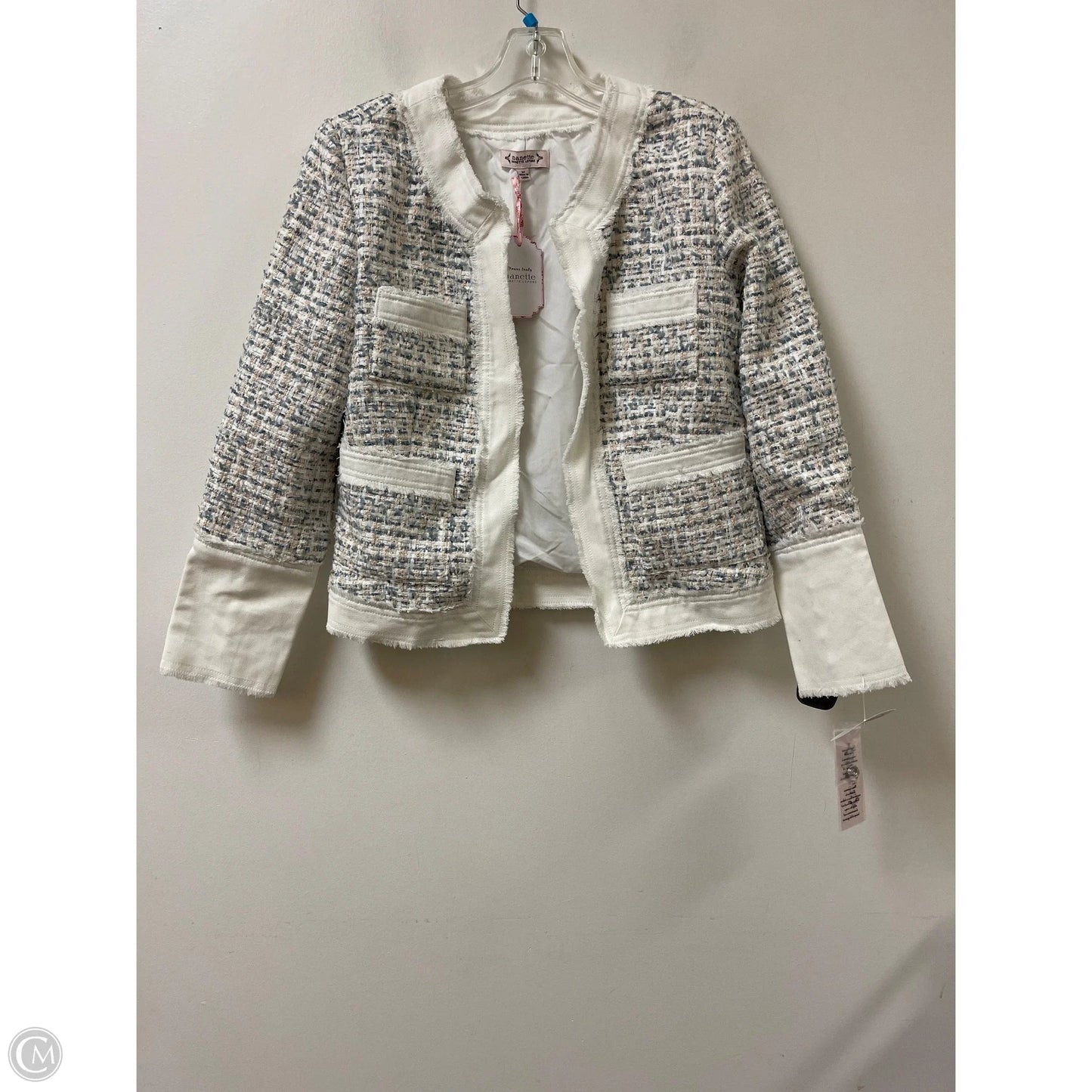 Blazer By Nanette By Nanette Lepore In Blue & White, Size: M