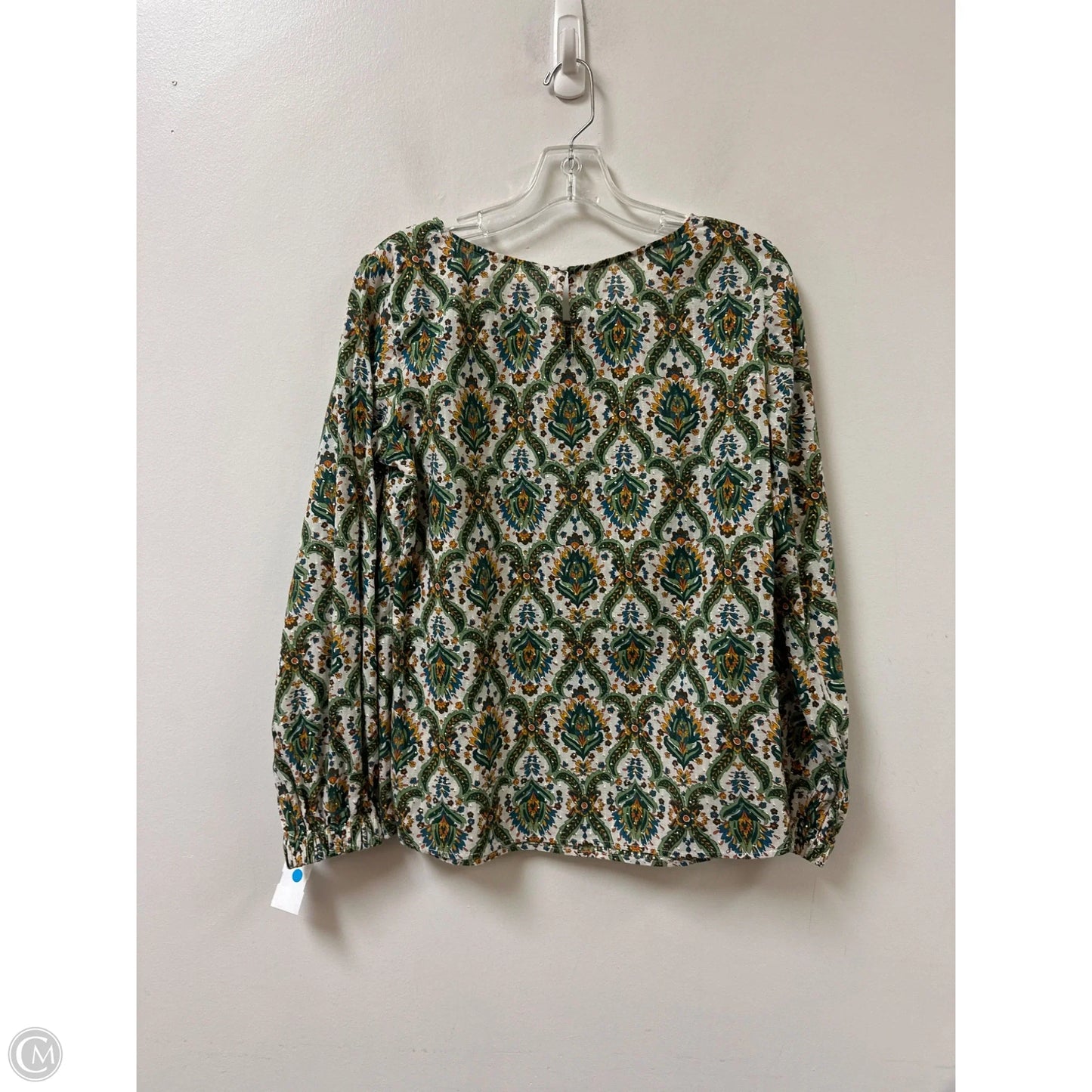 Top Long Sleeve By Clothes Mentor In Green, Size: L