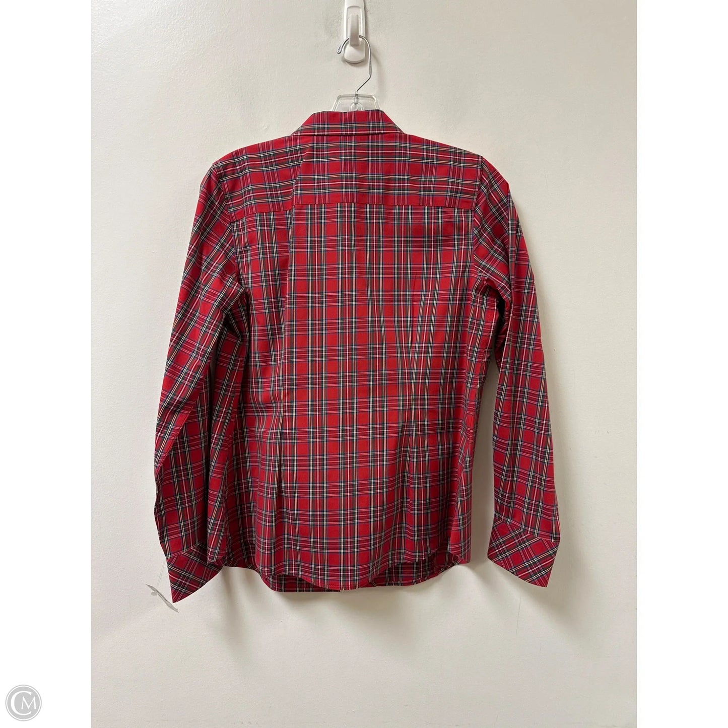 Blouse Long Sleeve By Talbots In Red, Size: S