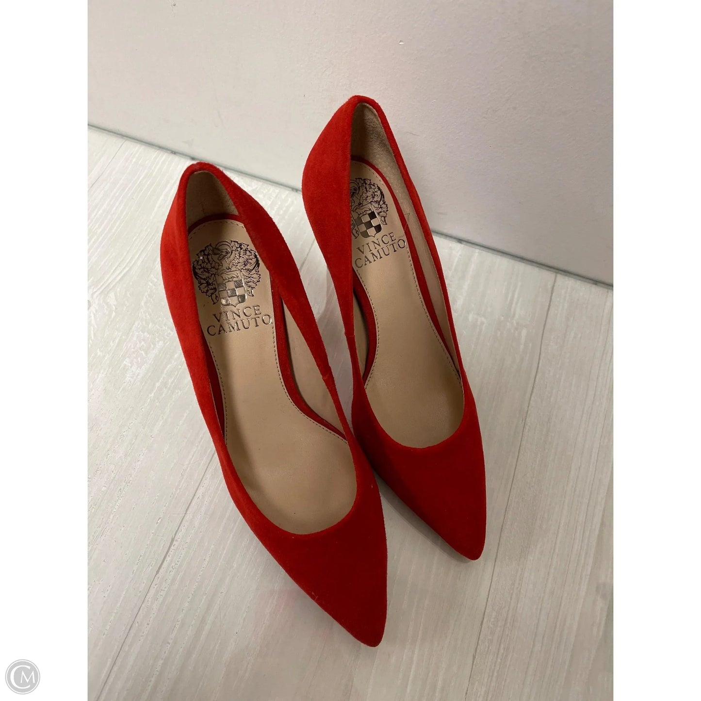 Shoes Heels Stiletto By Vince Camuto In Red, Size: 5