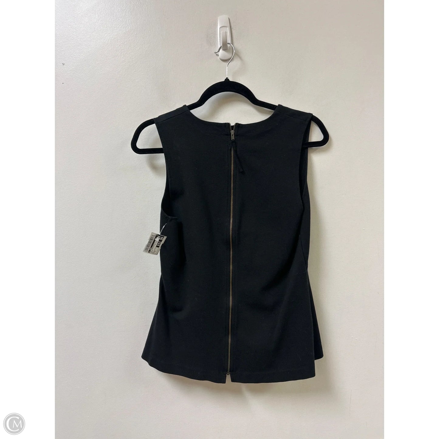 Top Sleeveless By J. Crew In Black, Size: M
