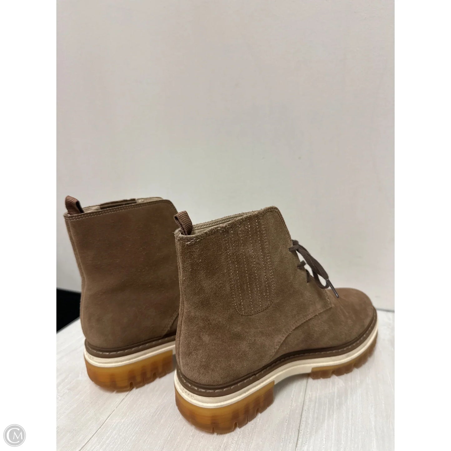 Boots Combat By Cole-haan In Brown, Size: 8.5