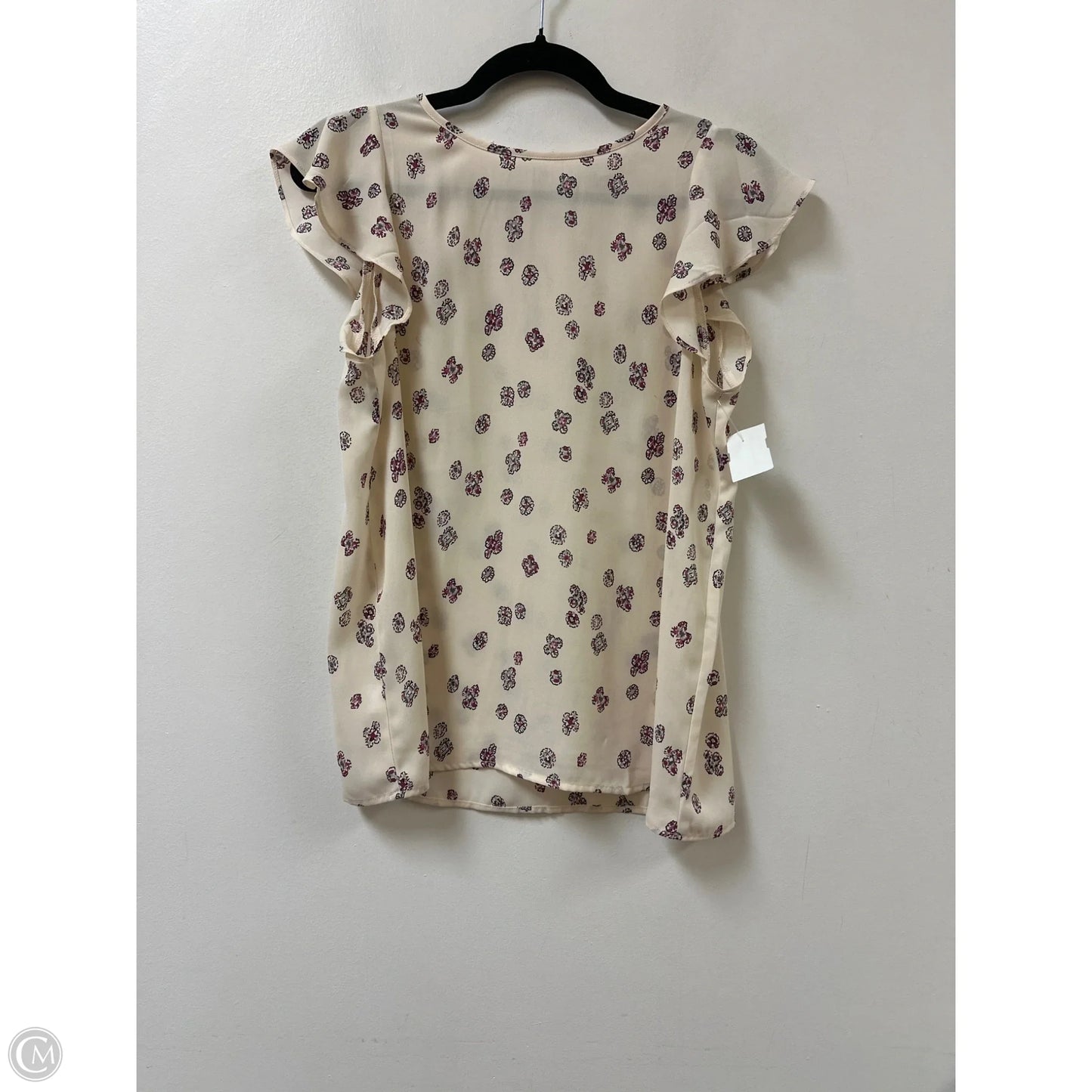 Top Sleeveless By Loft In Cream, Size: S
