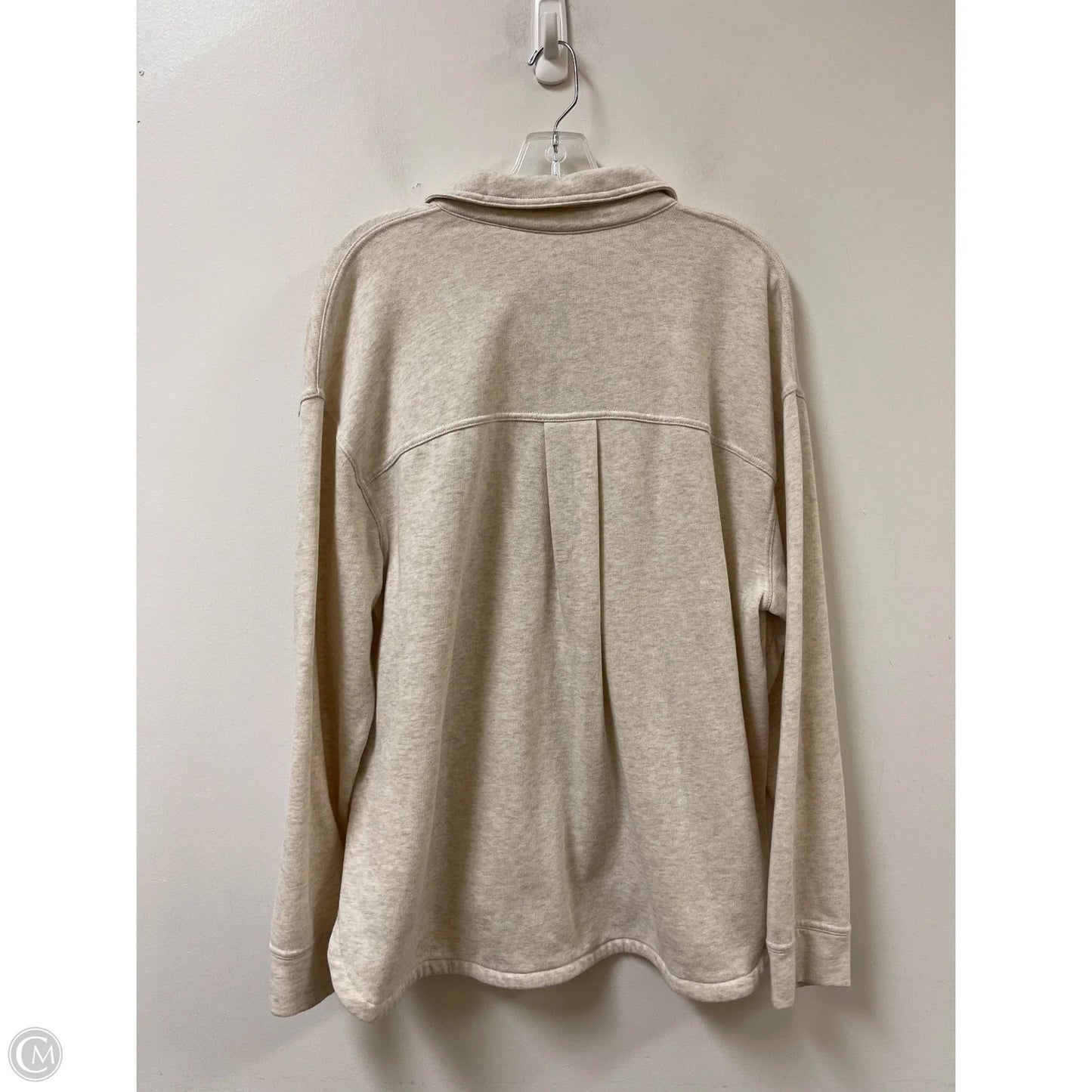 Blouse Long Sleeve By Sonoma In Cream, Size: Xl