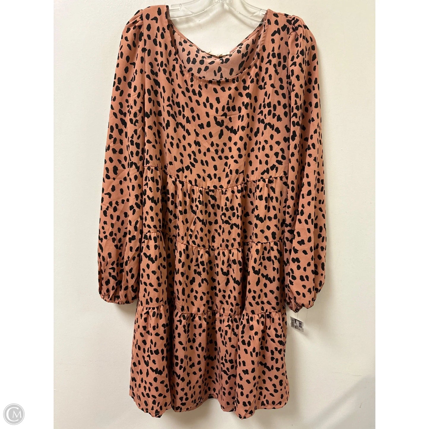 Dress Casual Midi By Ee Some In Animal Print, Size: L