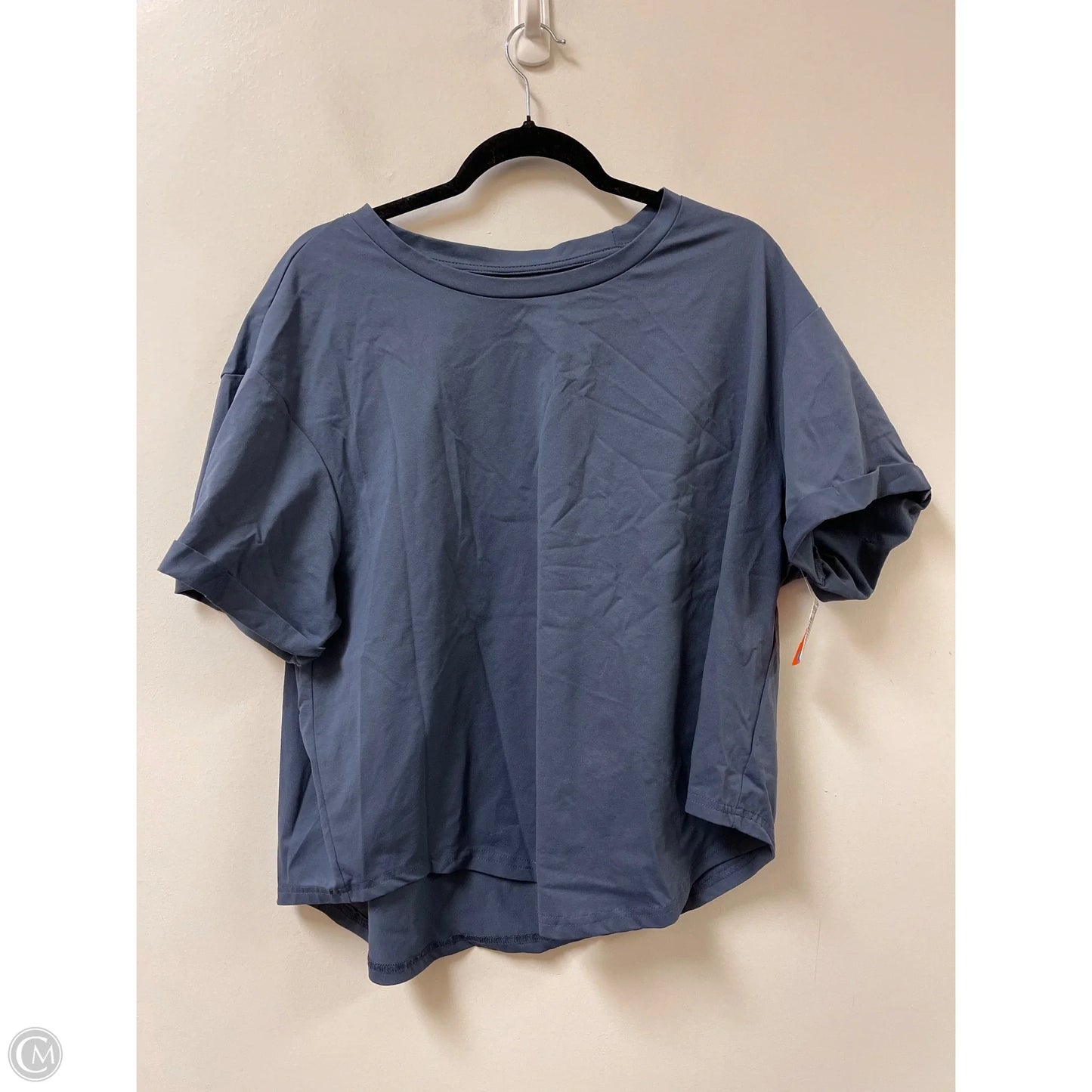 Top Short Sleeve By Shein In Blue, Size: 2x