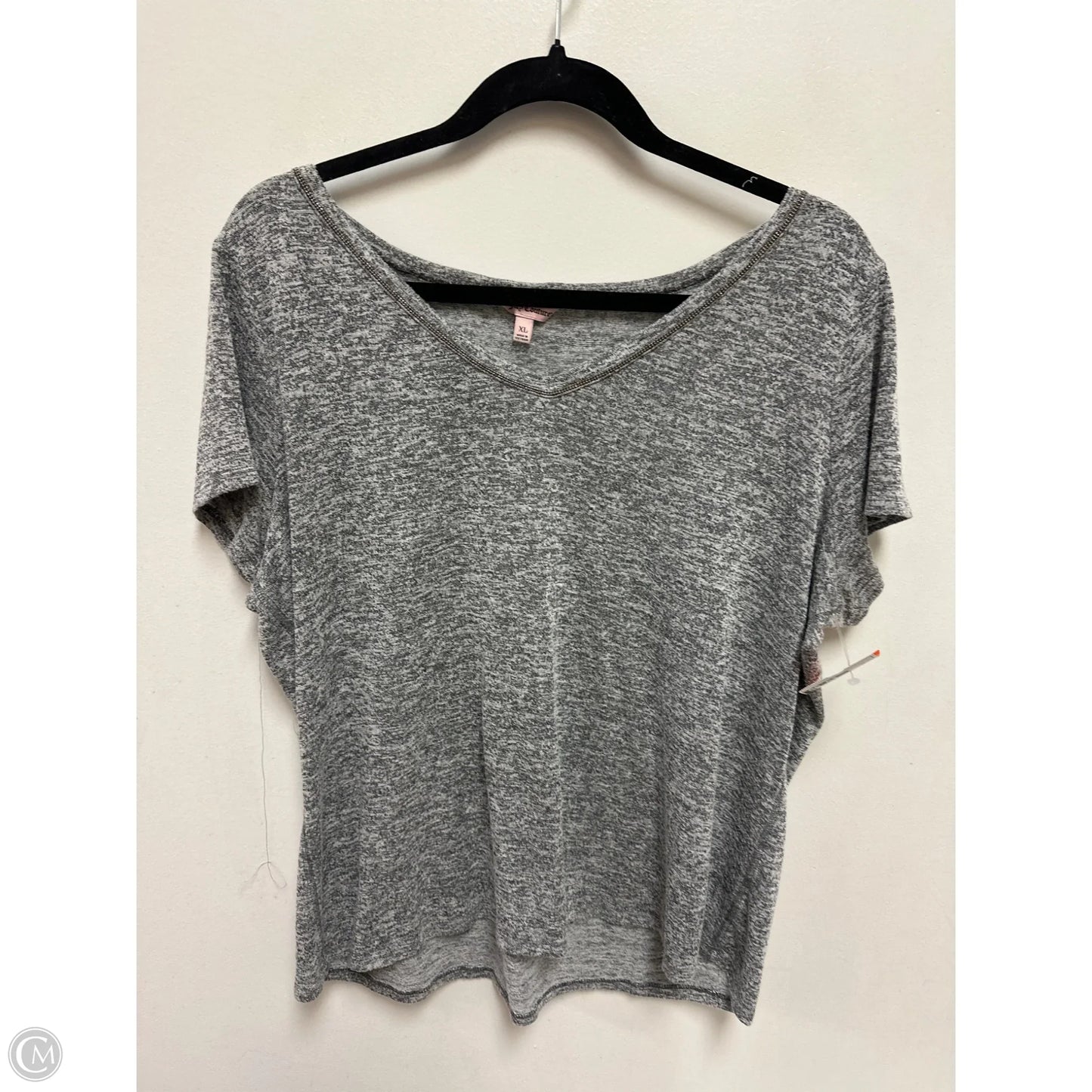 Top Short Sleeve By Juicy Couture In Grey, Size: Xl