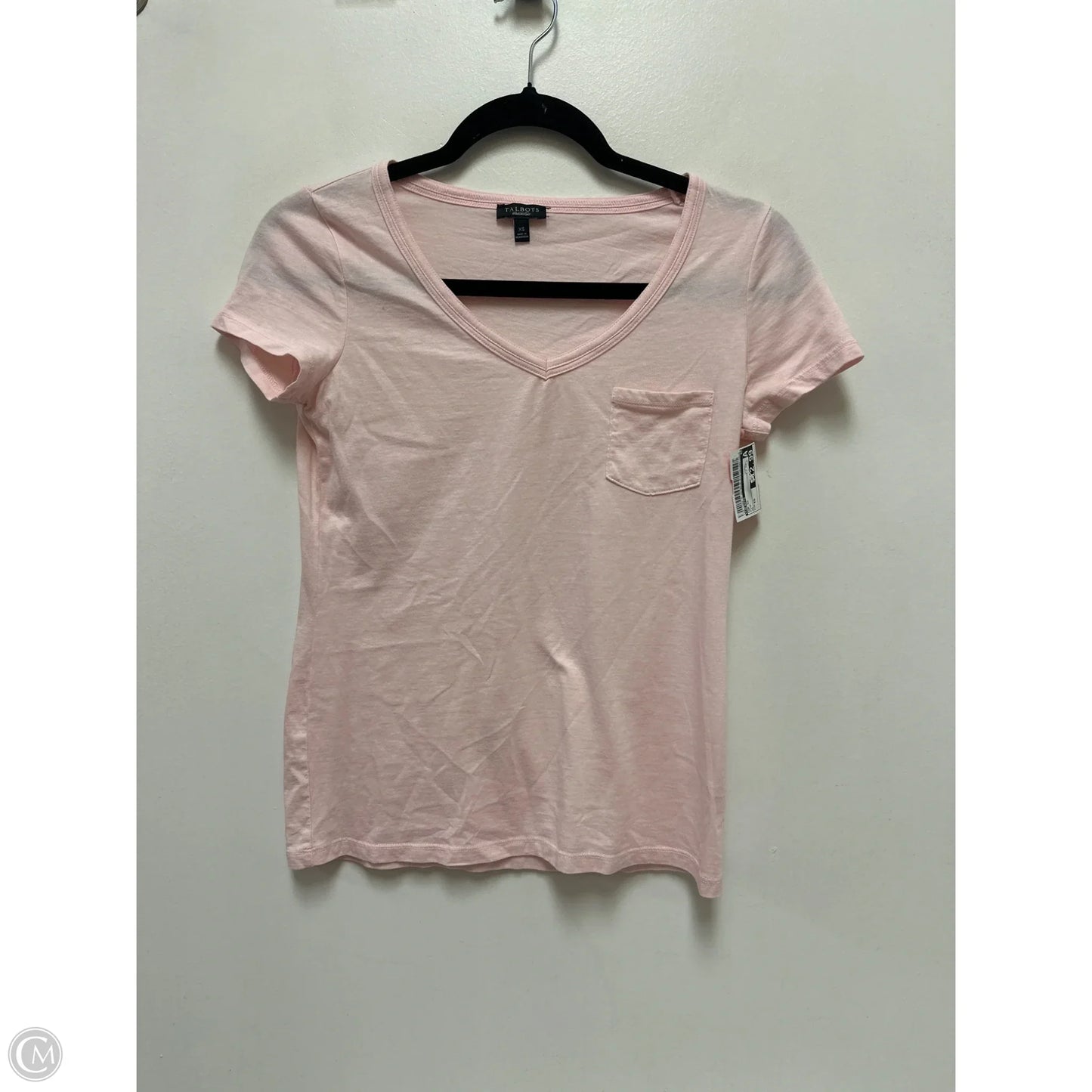 Top Short Sleeve By Talbots In Pink, Size: Xs