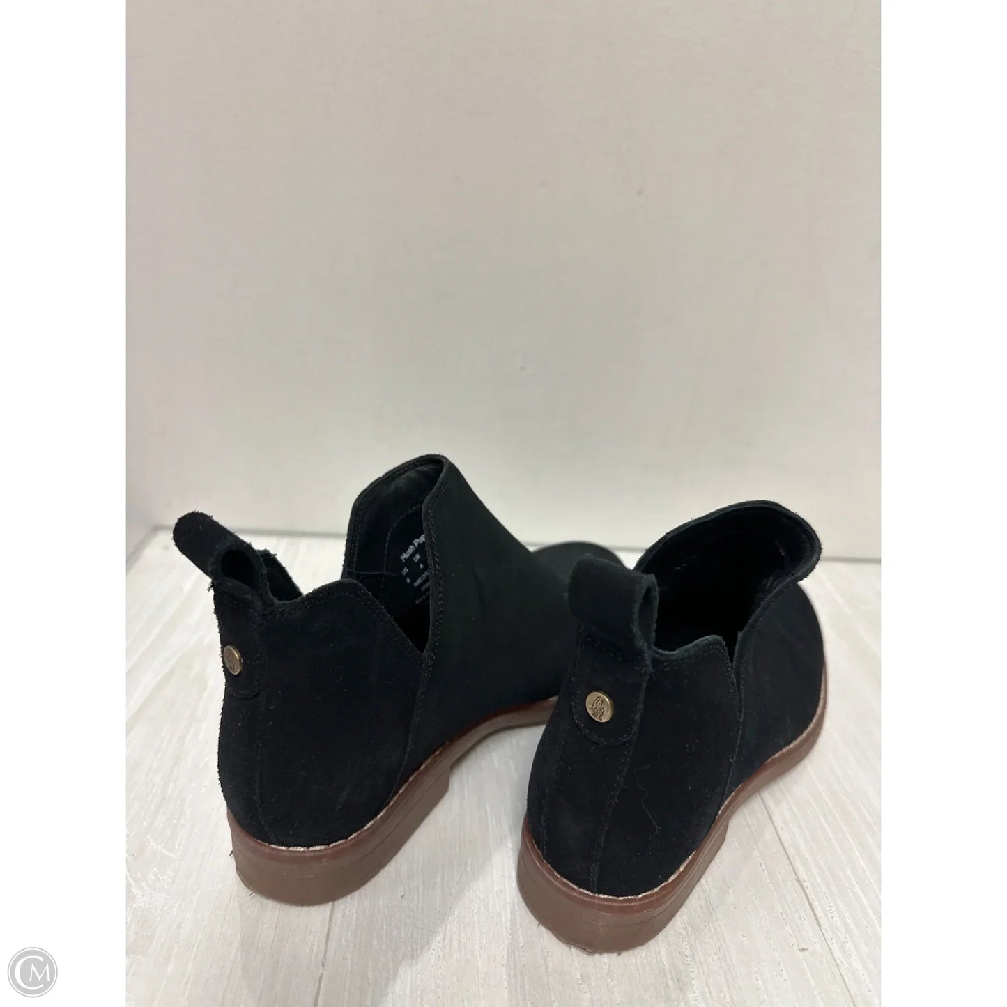 Boots Ankle Flats By Clothes Mentor In Black, Size: 6