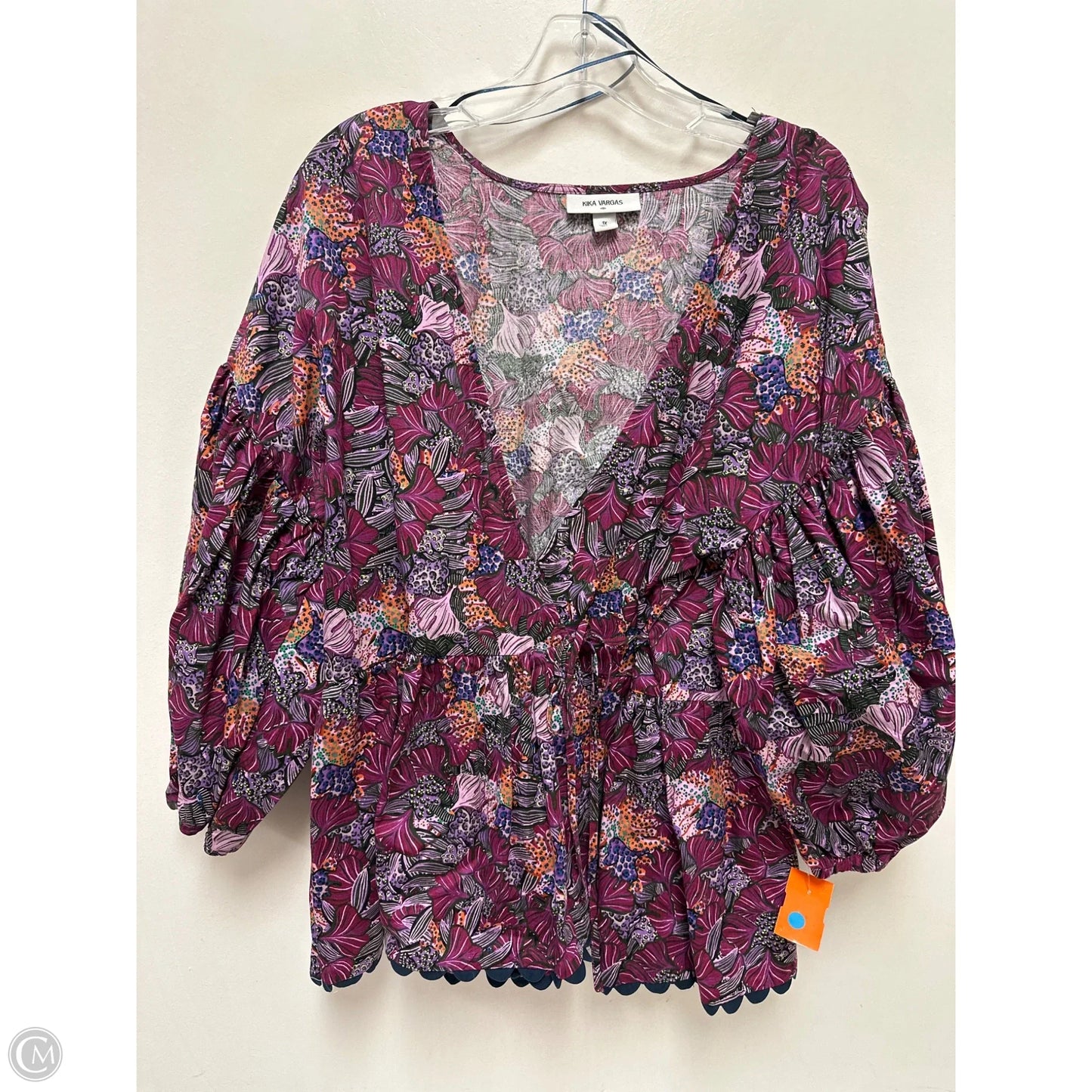 Top Long Sleeve By Target-designer In Purple, Size: 1x