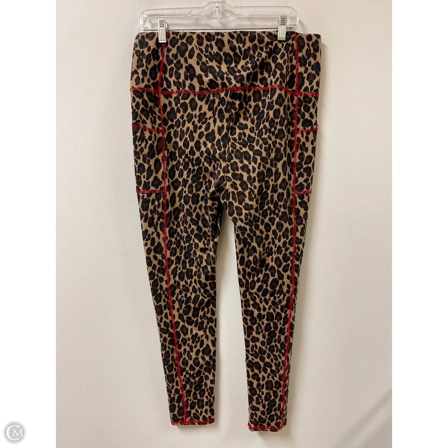 Athletic Leggings By Chicos In Animal Print, Size: 12