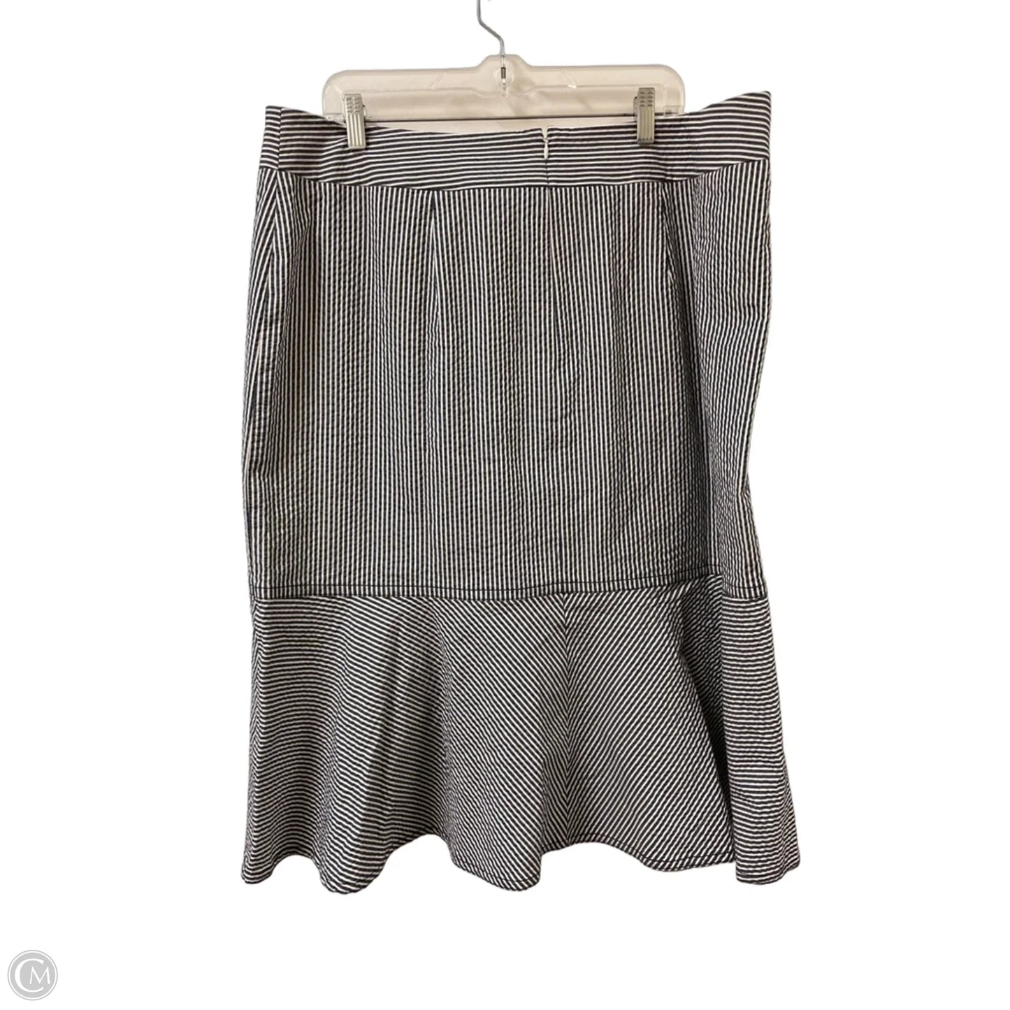 Skirt Midi By Ann Taylor In Grey, Size: 1x