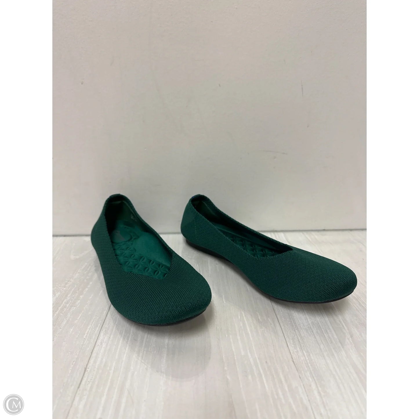 Shoes Flats By Clothes Mentor In Green, Size: 8.5