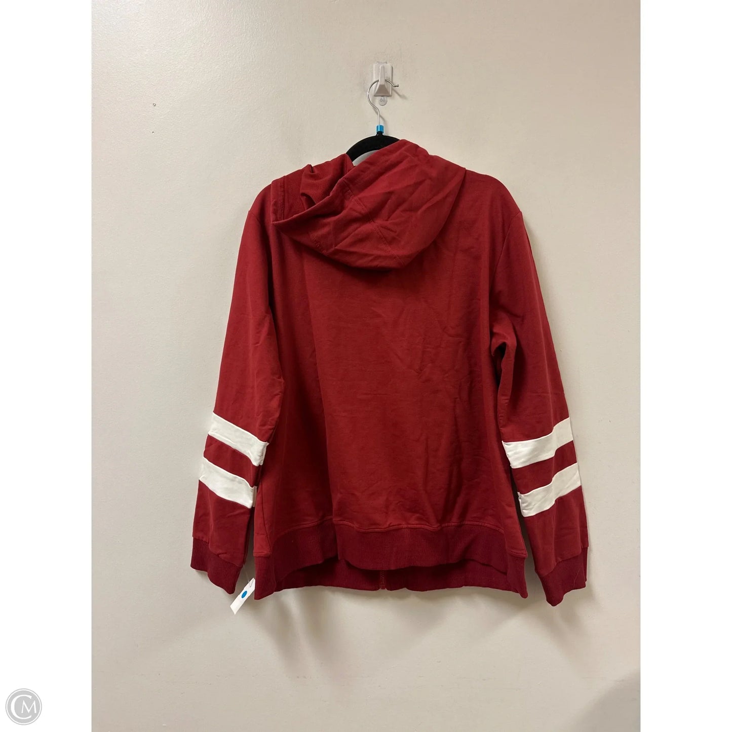 Sweatshirt Hoodie By Clothes Mentor In Red, Size: Xl