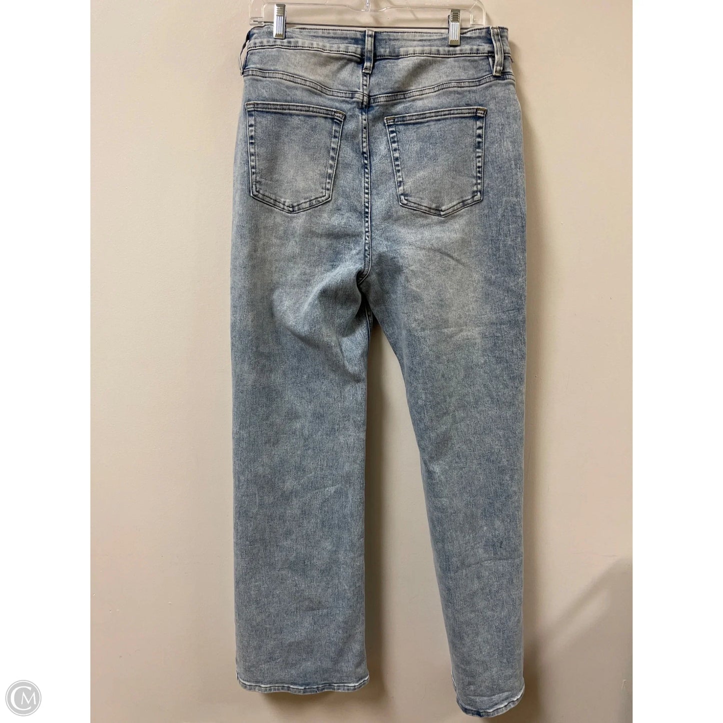 Jeans Wide Leg By Fashion Nova In Blue Denim, Size: 14