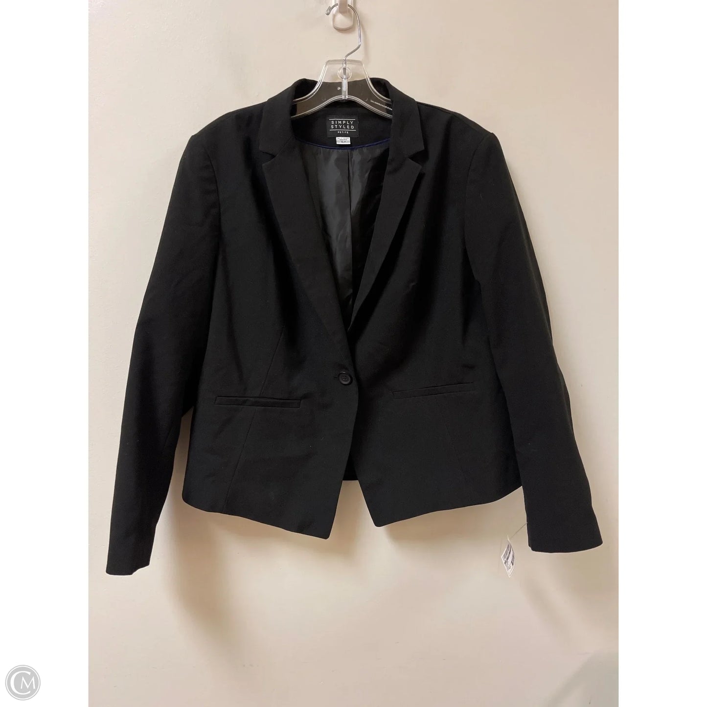 Blazer By Simply Styled In Black, Size: Xlp