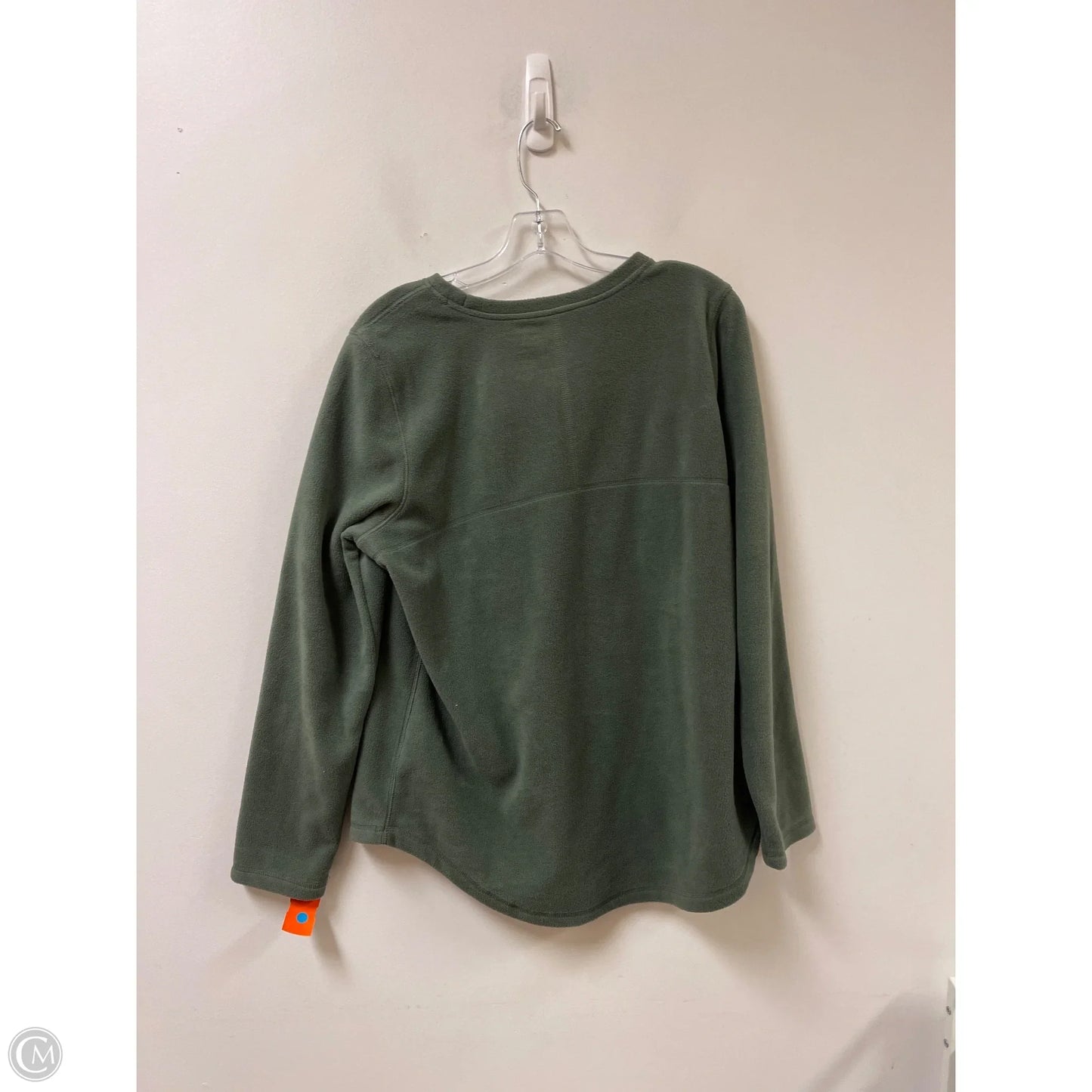 Athletic Sweatshirt Crewneck By Tek Gear In Green, Size: Xl