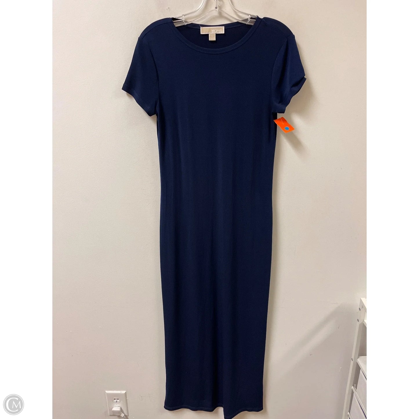 Dress Casual Maxi By Michael By Michael Kors In Navy, Size: S