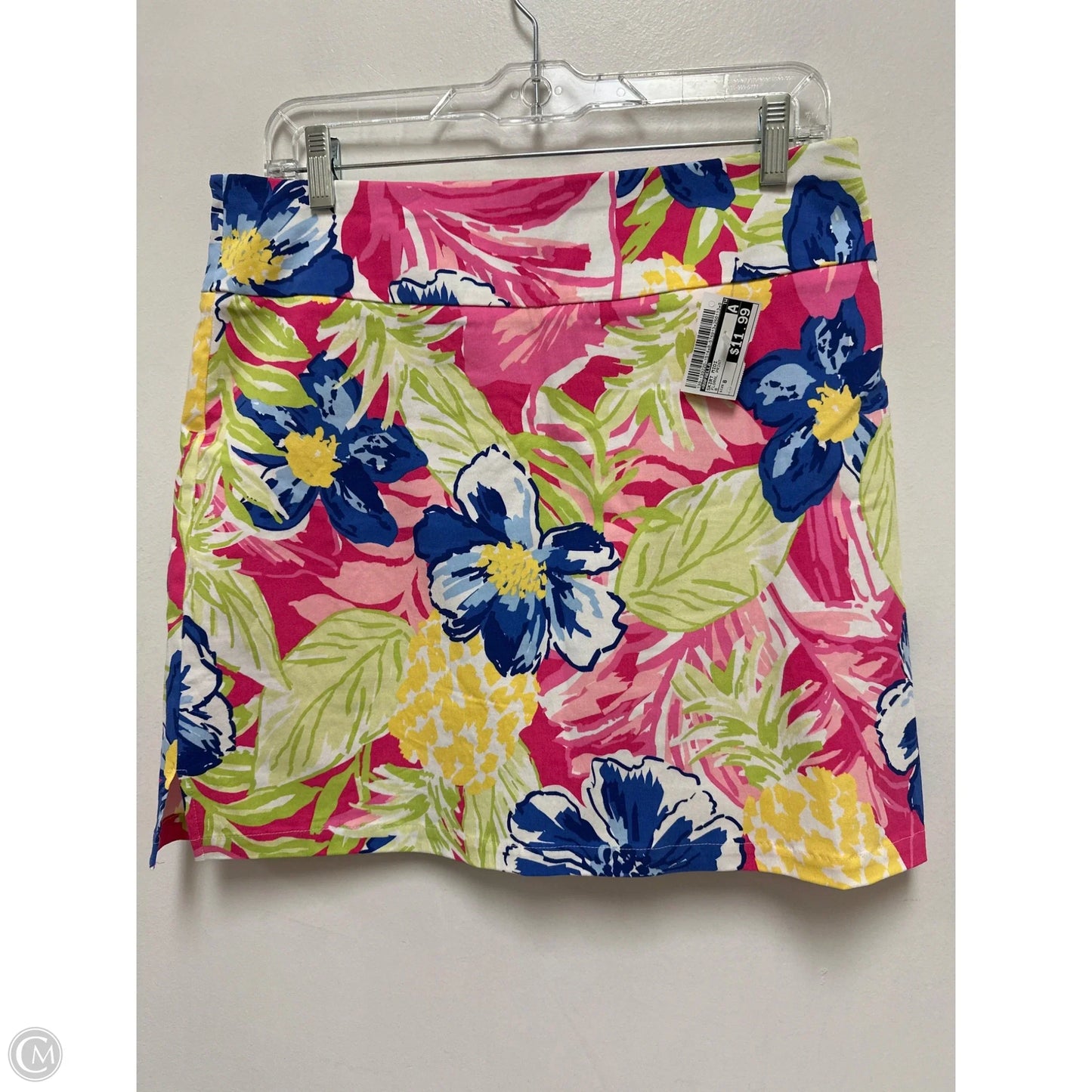 Skirt Midi By Rafaella In Floral Print, Size: 8