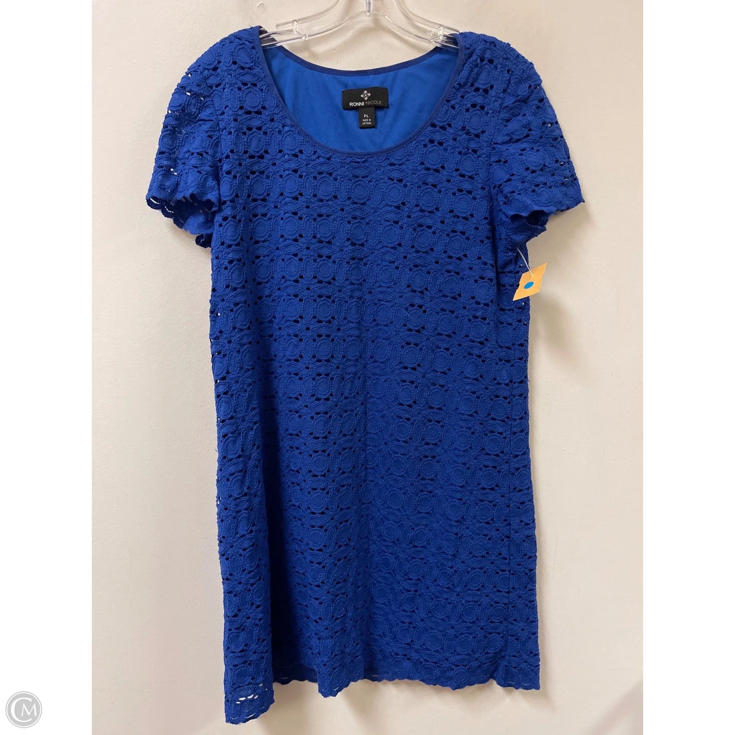 Dress Casual Short By Ronnie Nicole In Blue, Size: Lp