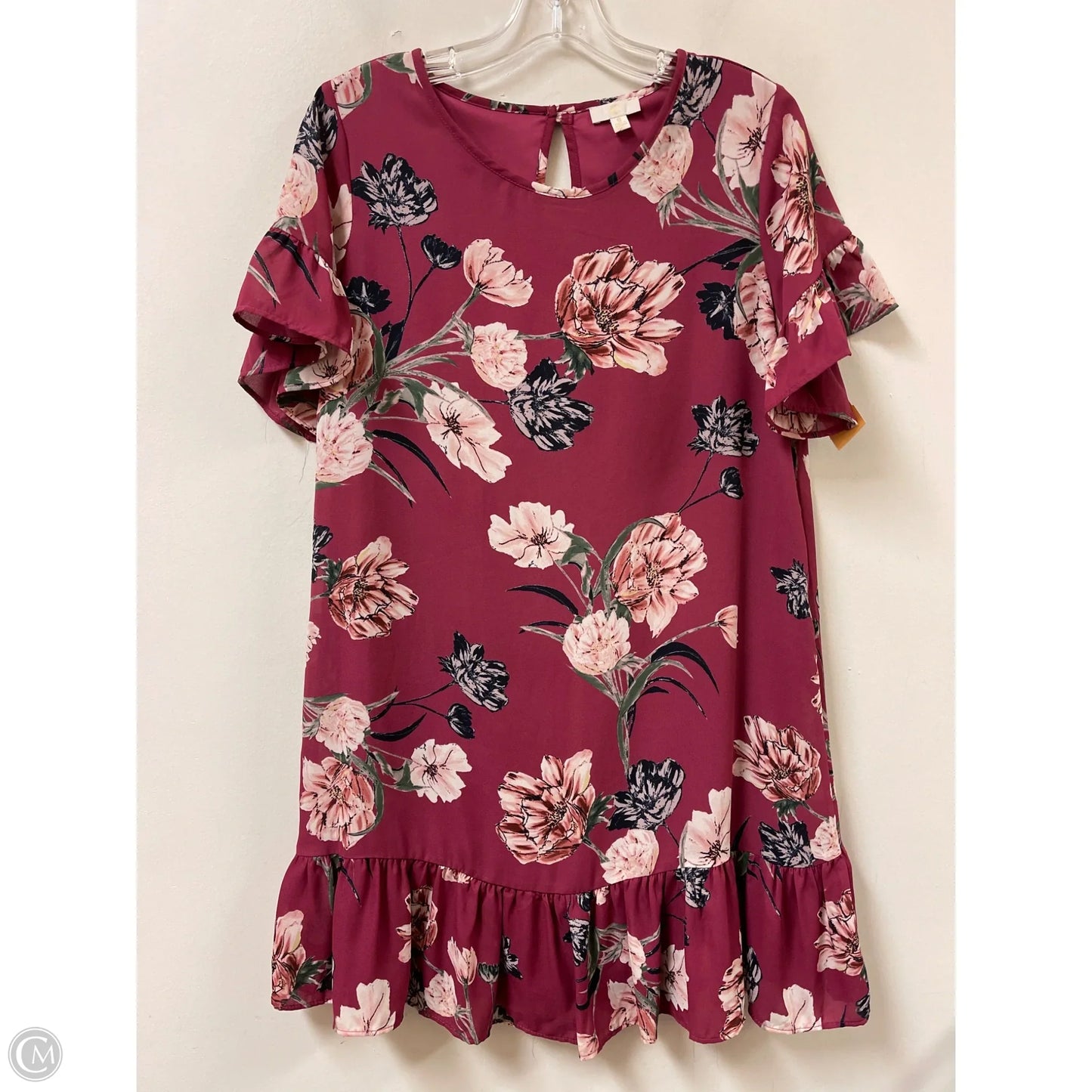 Dress Casual Midi By Charming Charlie In Floral Print, Size: S