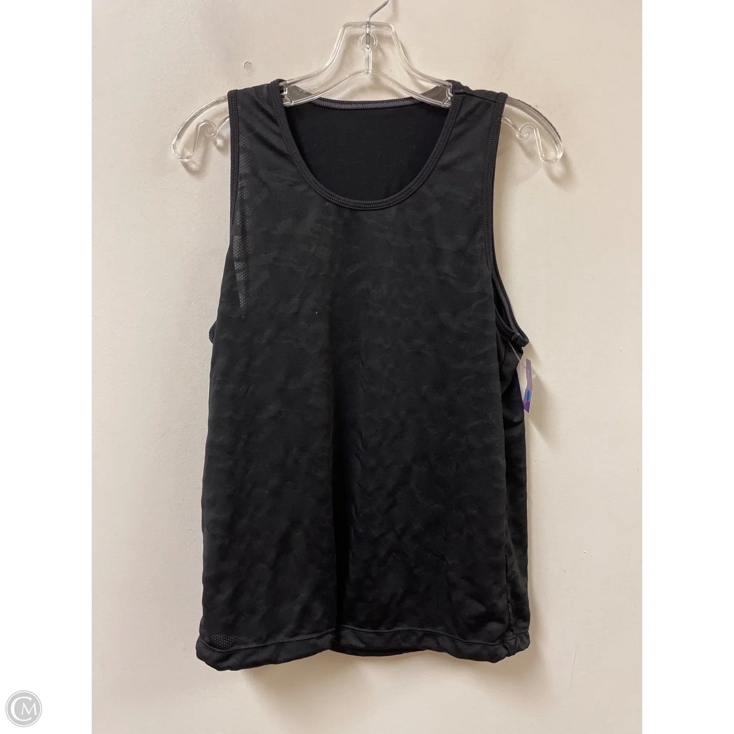 Athletic Top Short Sleeve By Clothes Mentor In Black, Size: S