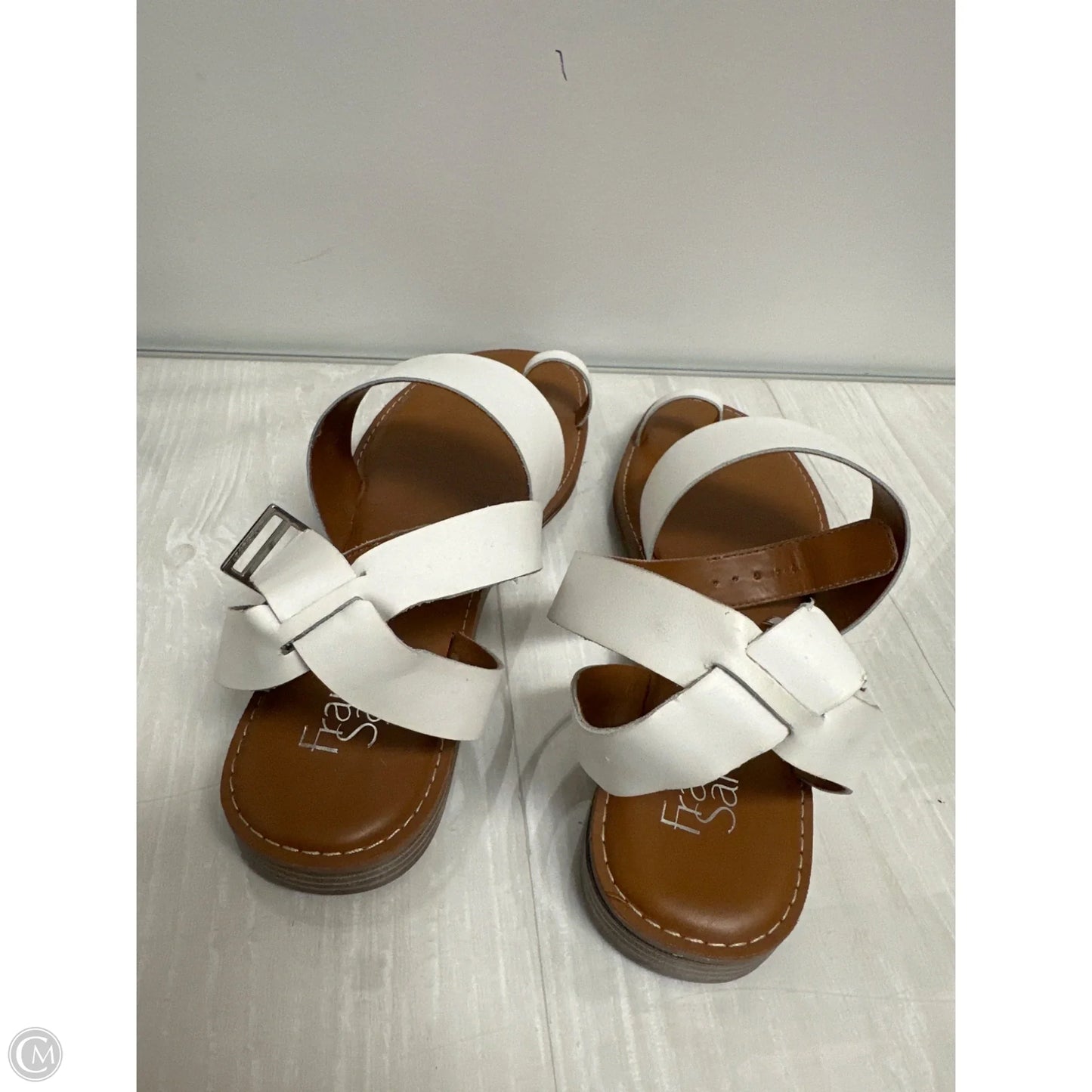 Sandals Flats By Franco Sarto In White, Size: 11