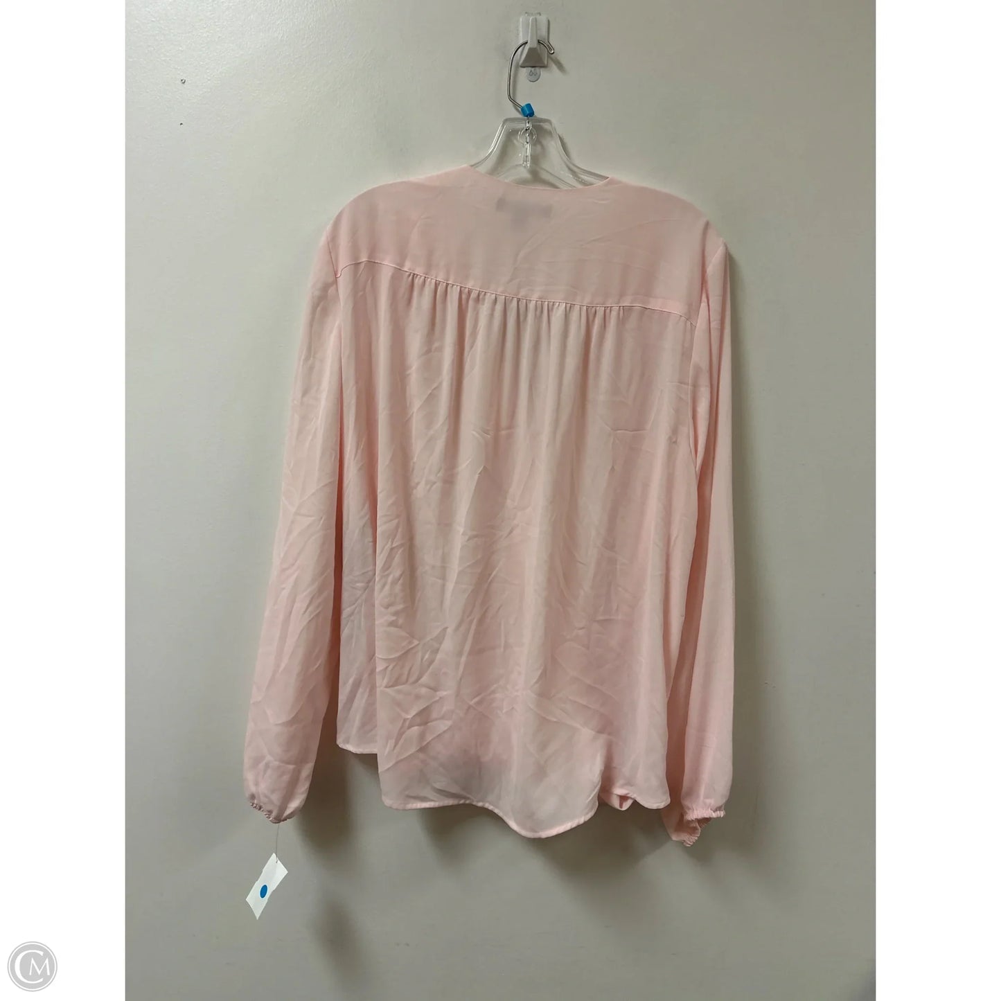 Top Long Sleeve By Inc In Pink, Size: Xl
