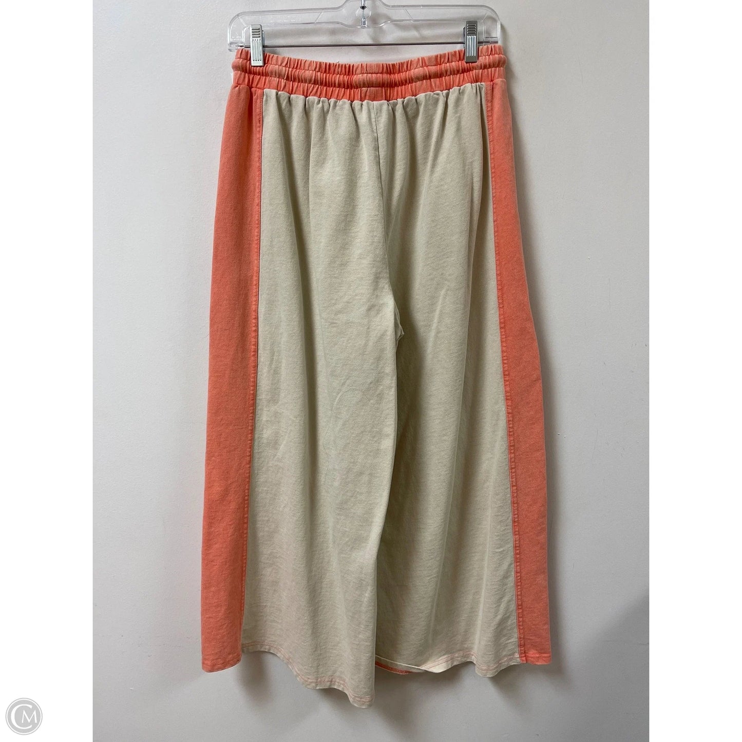 Pants Lounge By Mittoshop In Cream & Orange, Size: 4