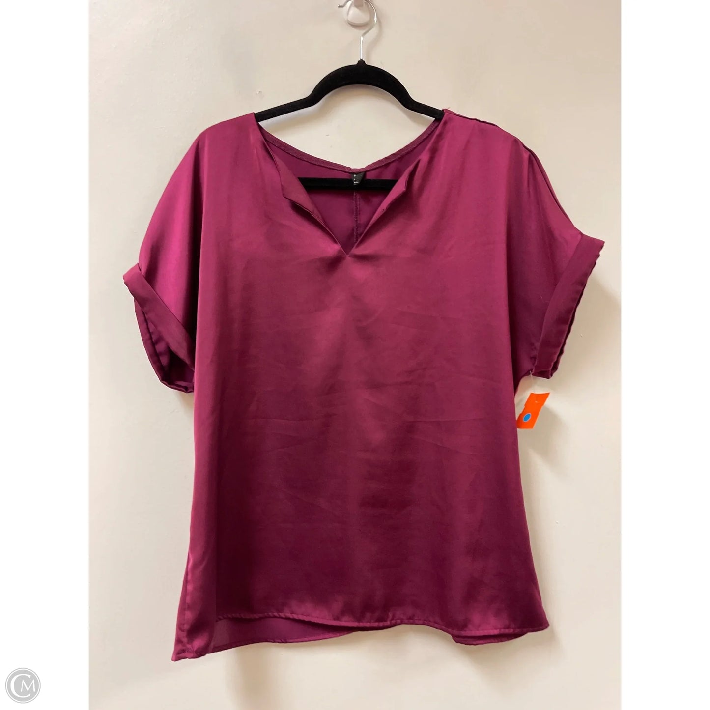Top Short Sleeve By Clothes Mentor In Purple, Size: L
