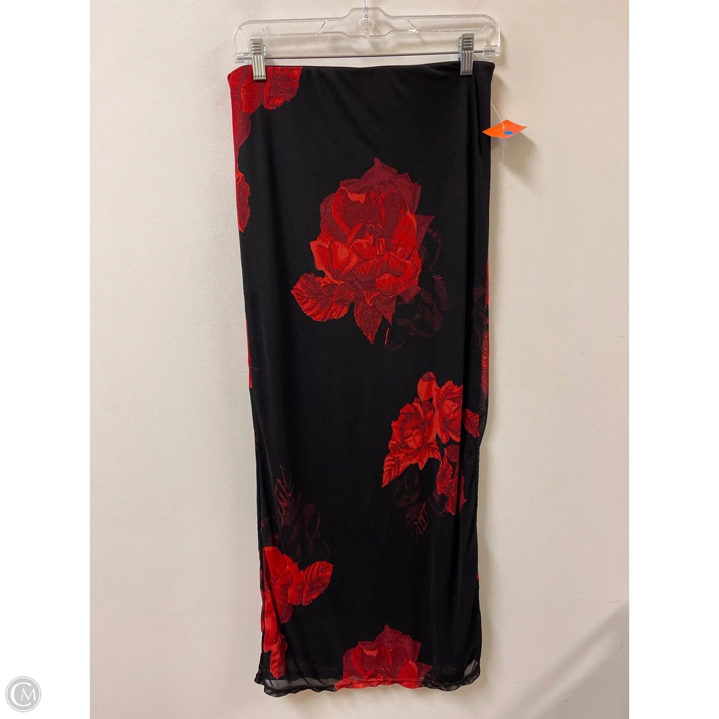 Skirt Maxi By Jolie & Joy In Black & Red, Size: 12