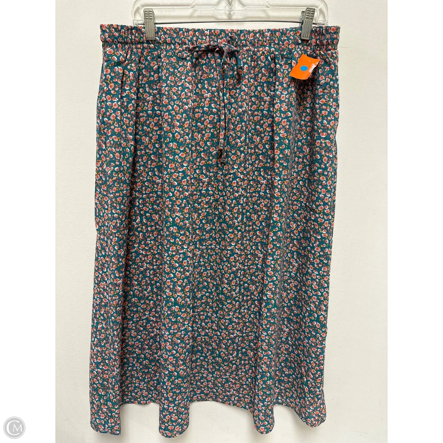 Skirt Midi By Clothes Mentor In Floral Print, Size: 2x