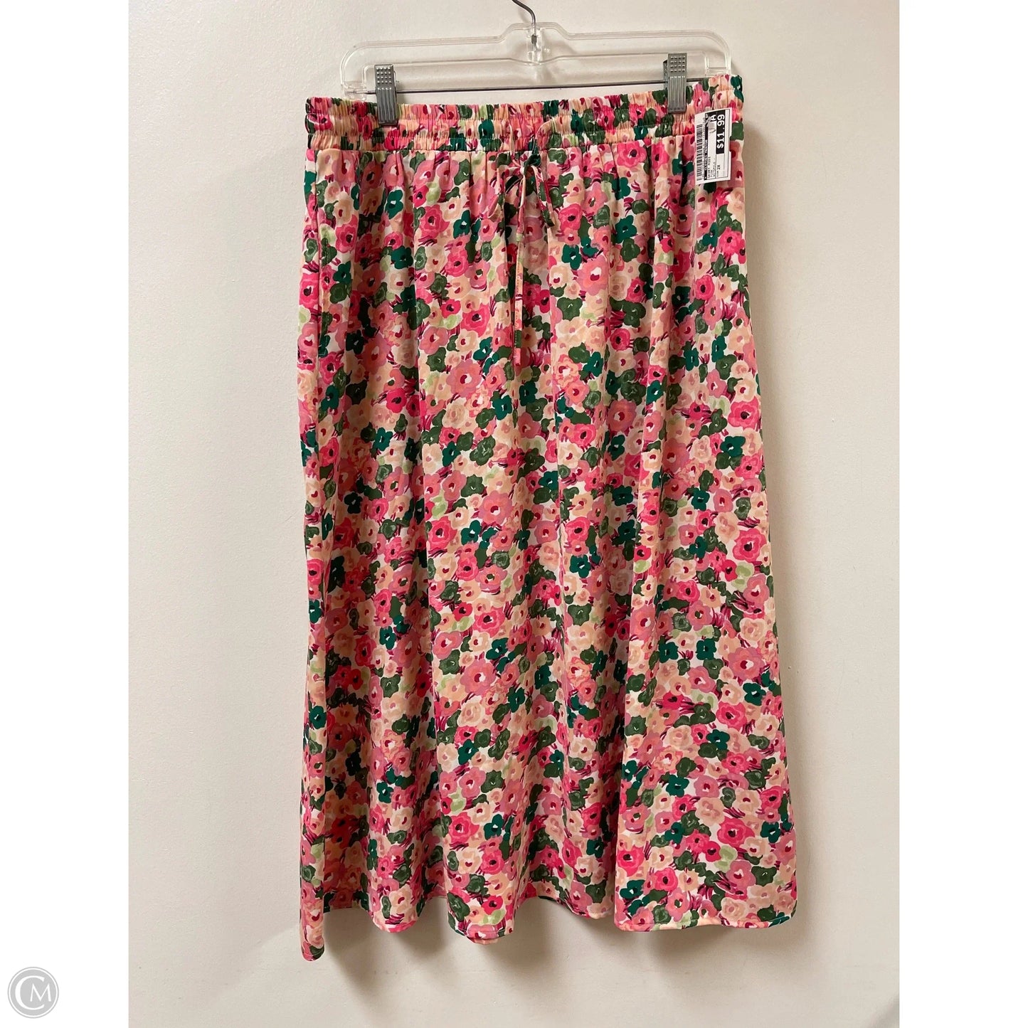 Skirt Midi By Clothes Mentor In Pink, Size: 2x