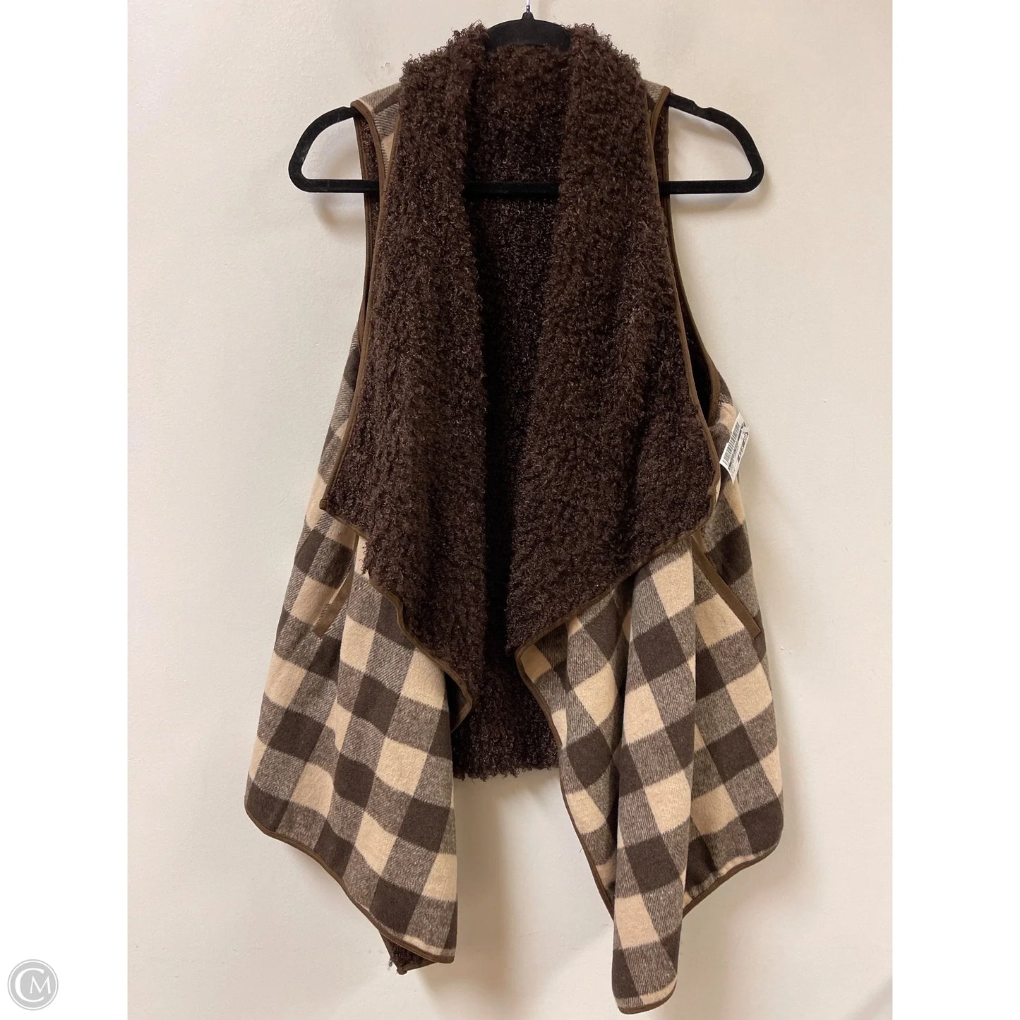 Sweater Cardigan By Clothes Mentor In Brown, Size: M