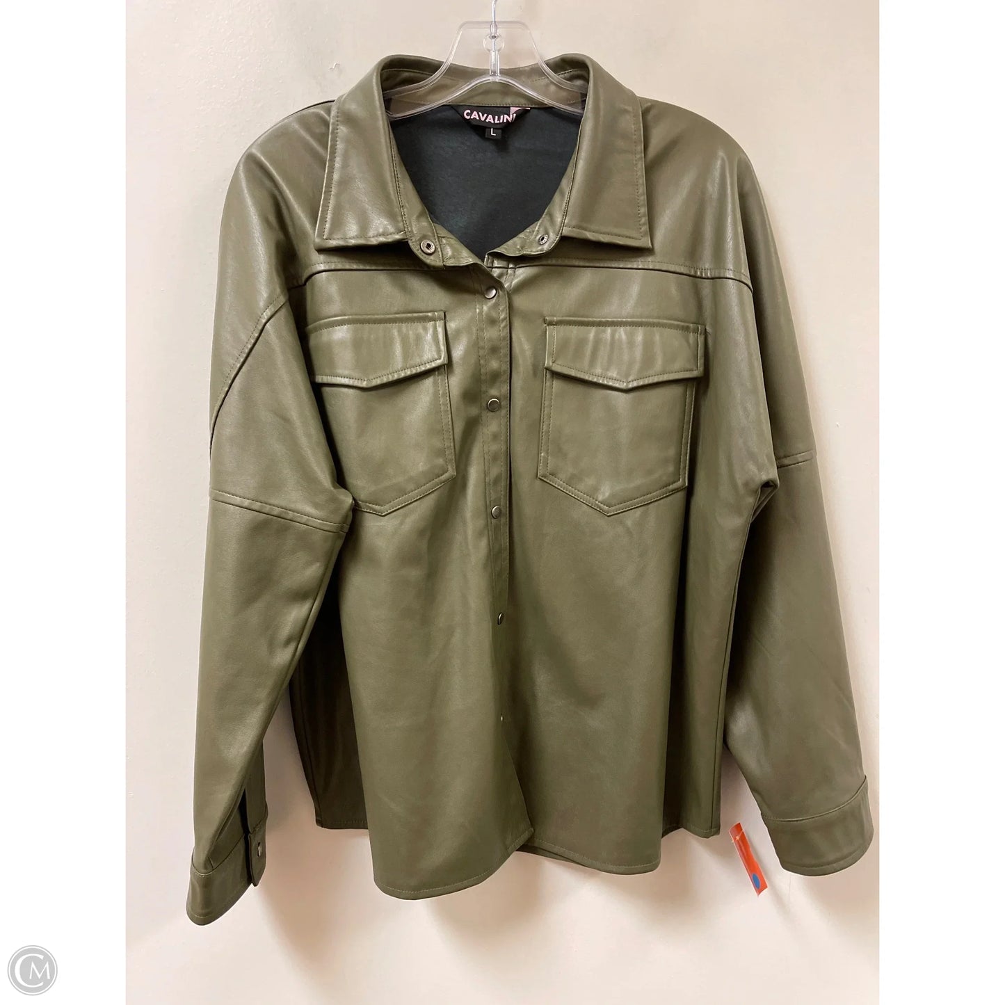 Jacket Shirt By Cmc In Green, Size: L
