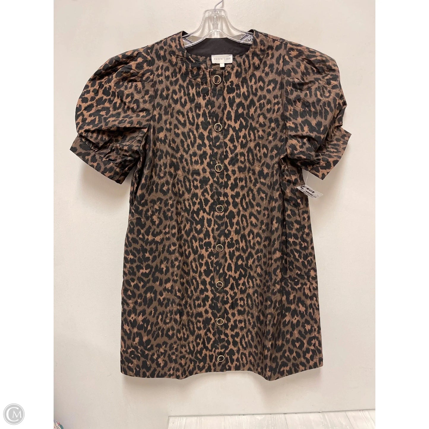 Dress Casual Short By Entro In Animal Print, Size: S
