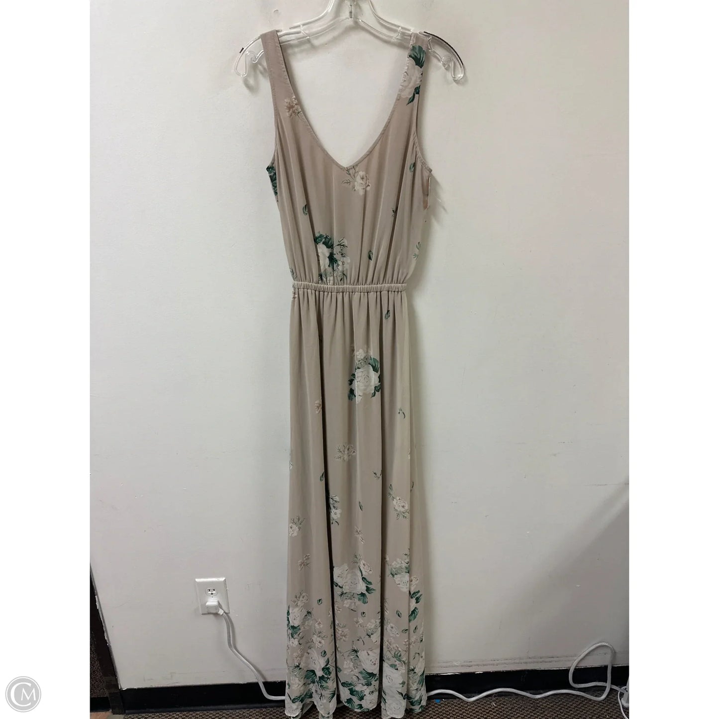 Dress Casual Maxi By Mumu In Cream, Size: Xs