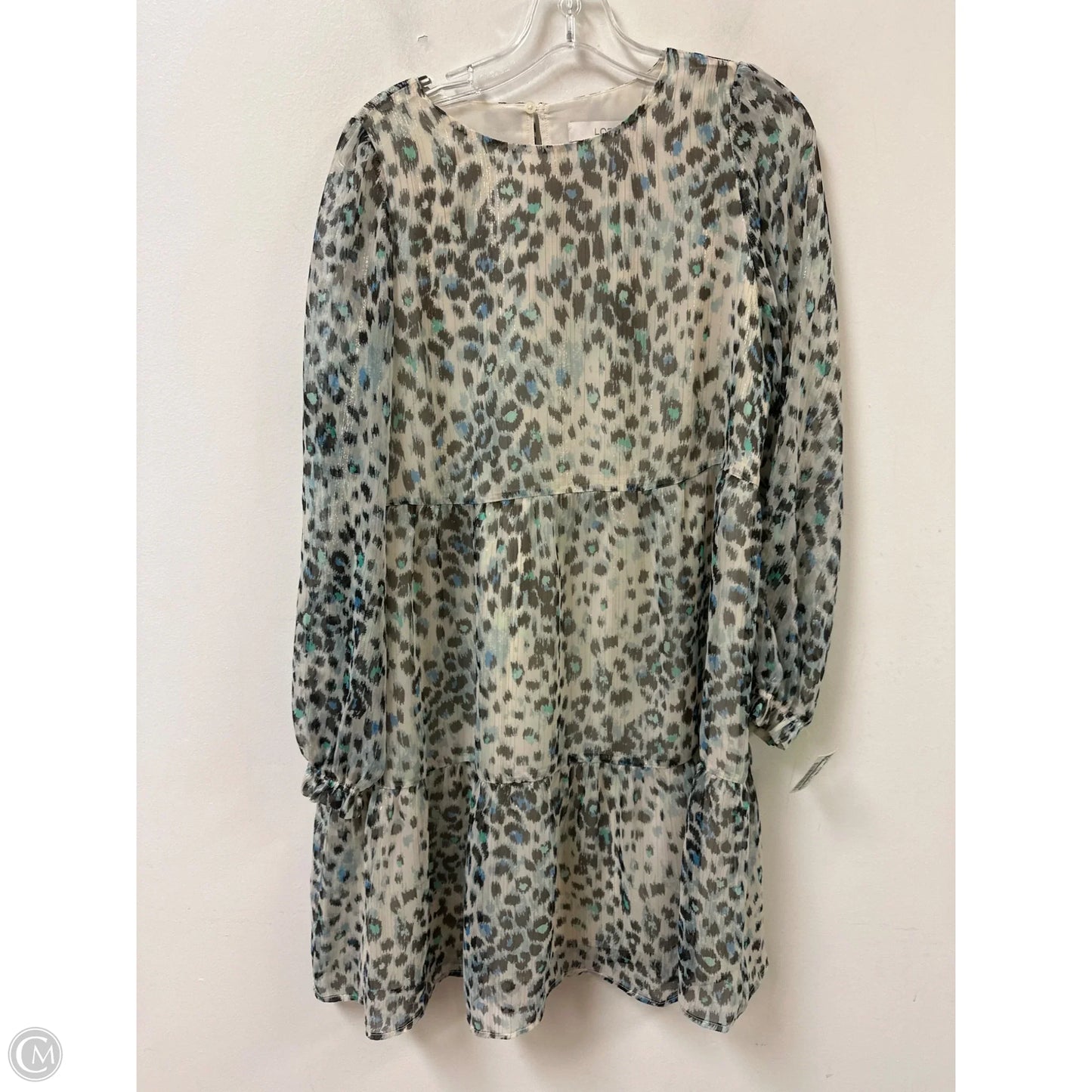 Dress Casual Short By Loft In Animal Print, Size: M