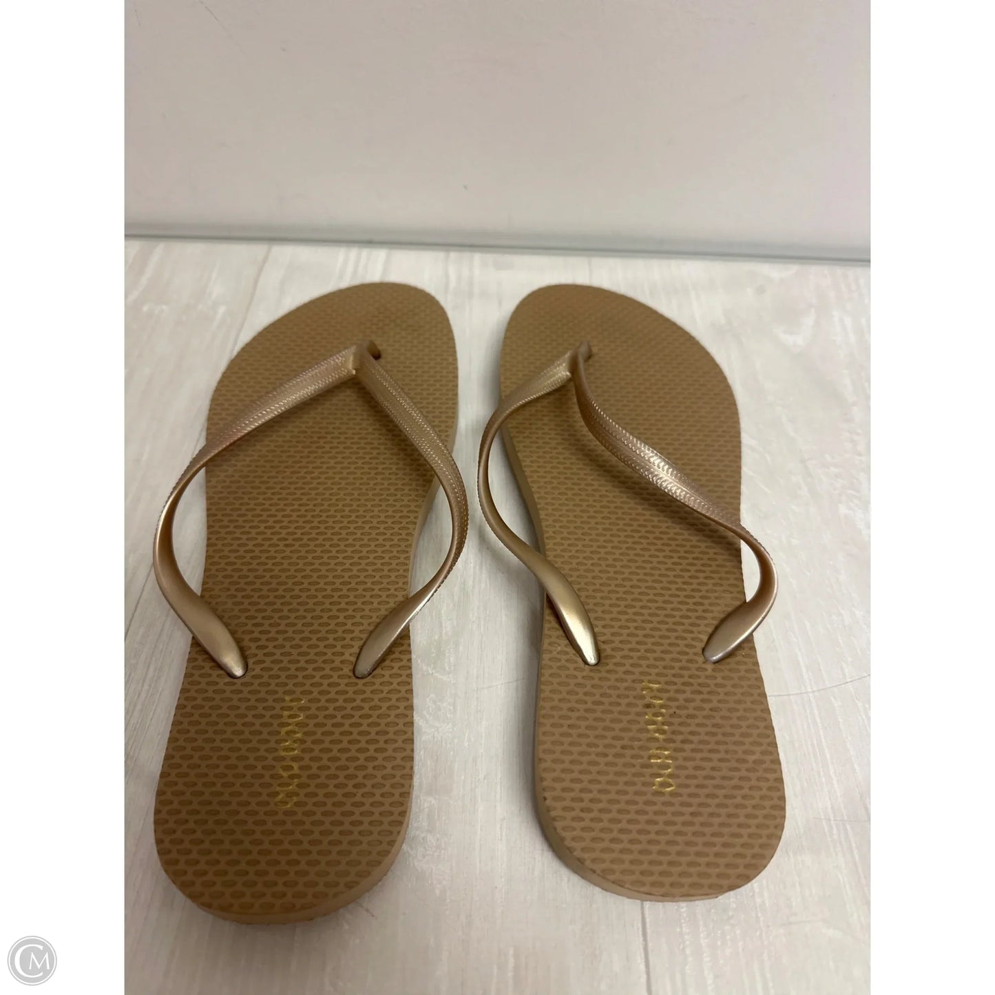 Sandals Flip Flops By Old Navy In Tan, Size: 9