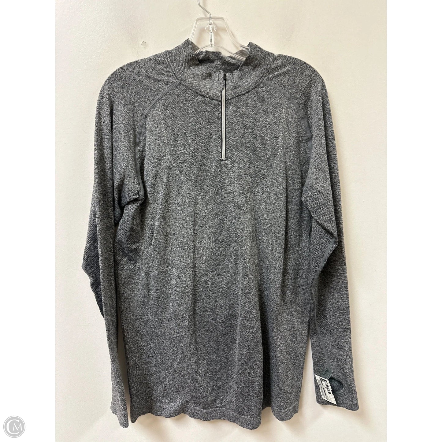 Athletic Jacket By Zyia In Grey, Size: Xl