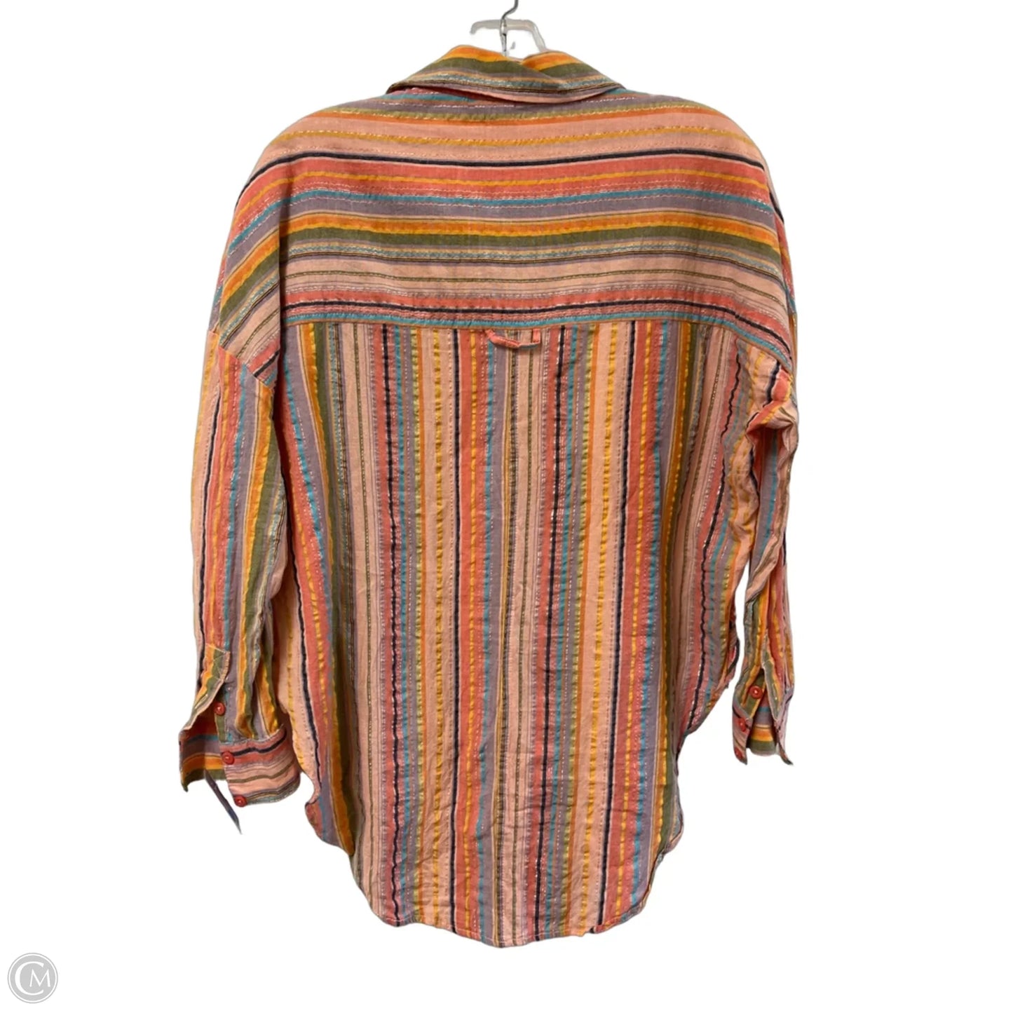 Top Long Sleeve By Pilcro In Orange, Size: Xs