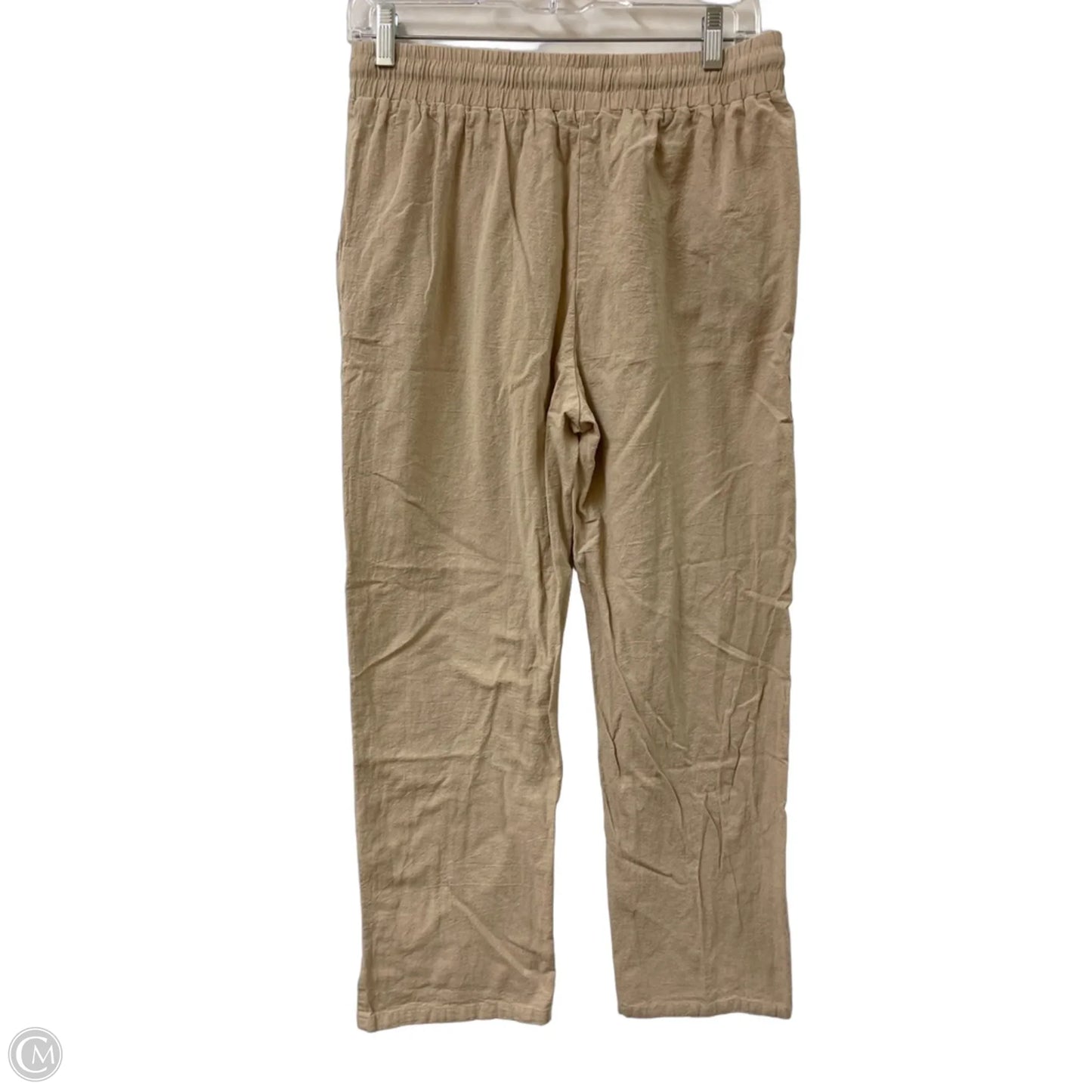 Pants Wide Leg By Clothes Mentor In Tan, Size: L