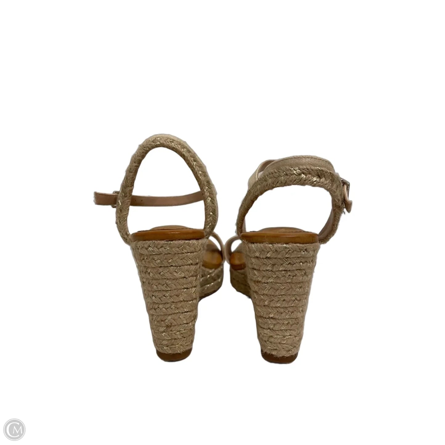 Shoes Heels Wedge By Kelly And Katie In Beige, Size: 8