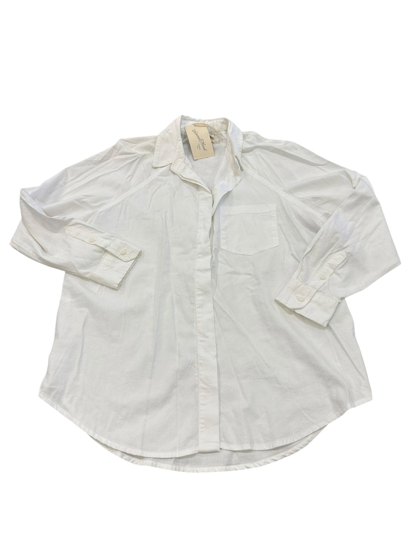 Top Ls By Universal Thread In White, Size:Xs