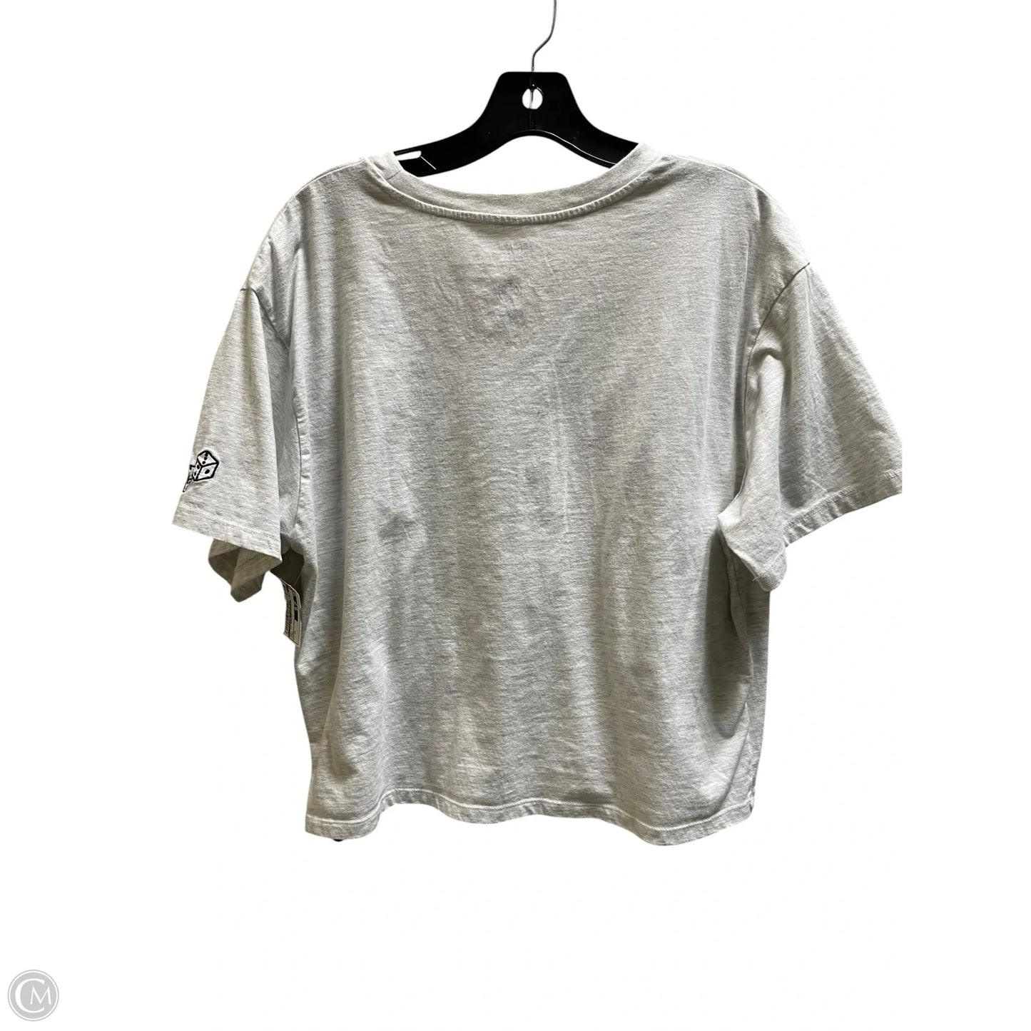 Top Short Sleeve Basic By Clothes Mentor In Grey, Size: Xl