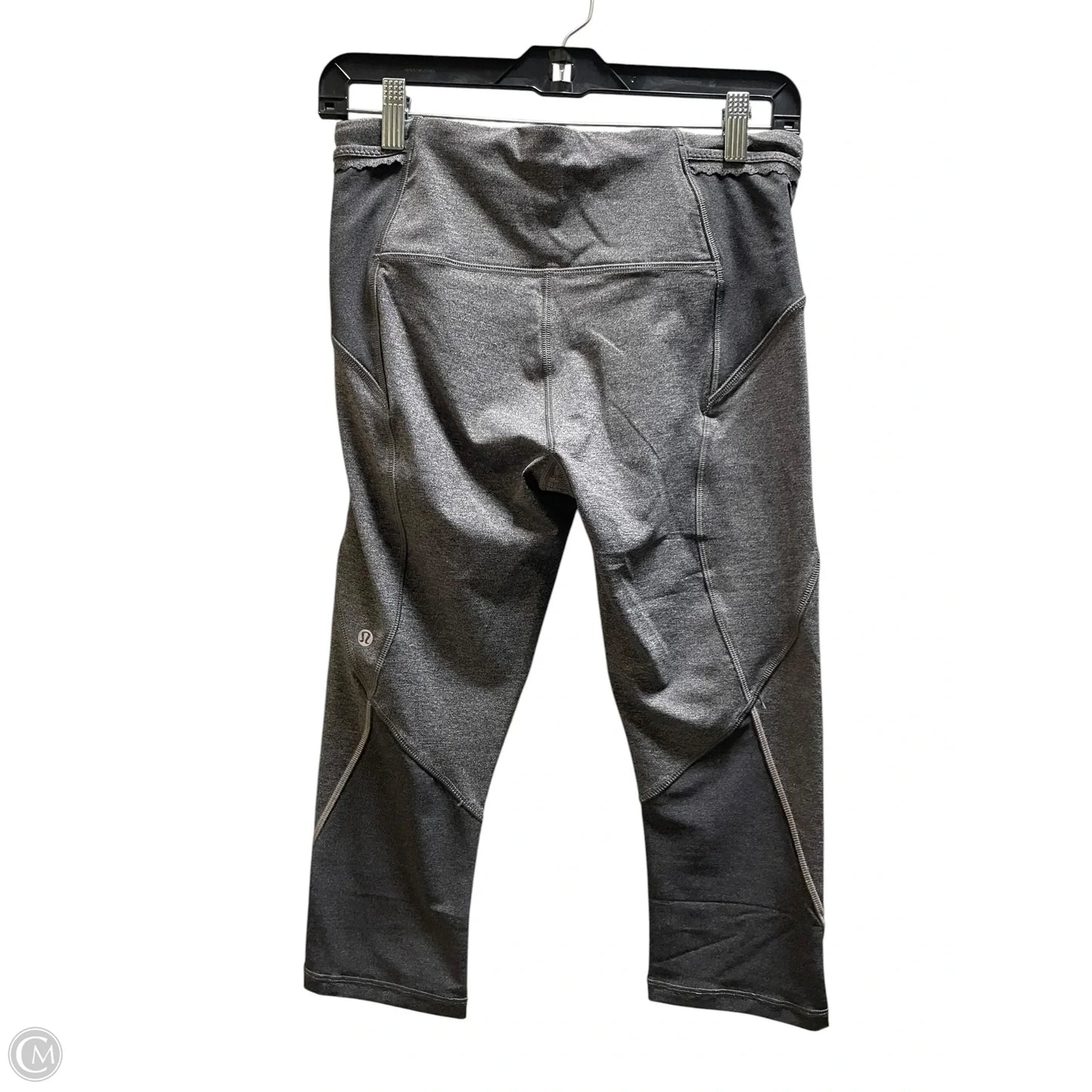 Athletic Capris By Lululemon In Grey, Size: 8
