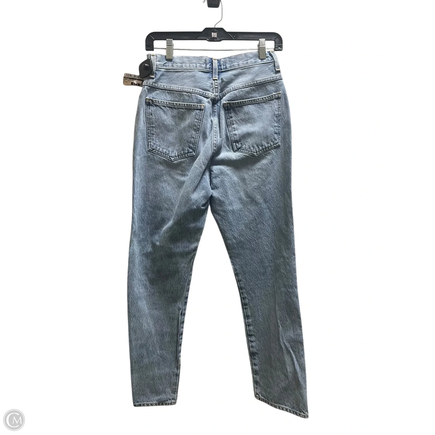 Jeans Straight By Agolde In Blue Denim, Size: 2